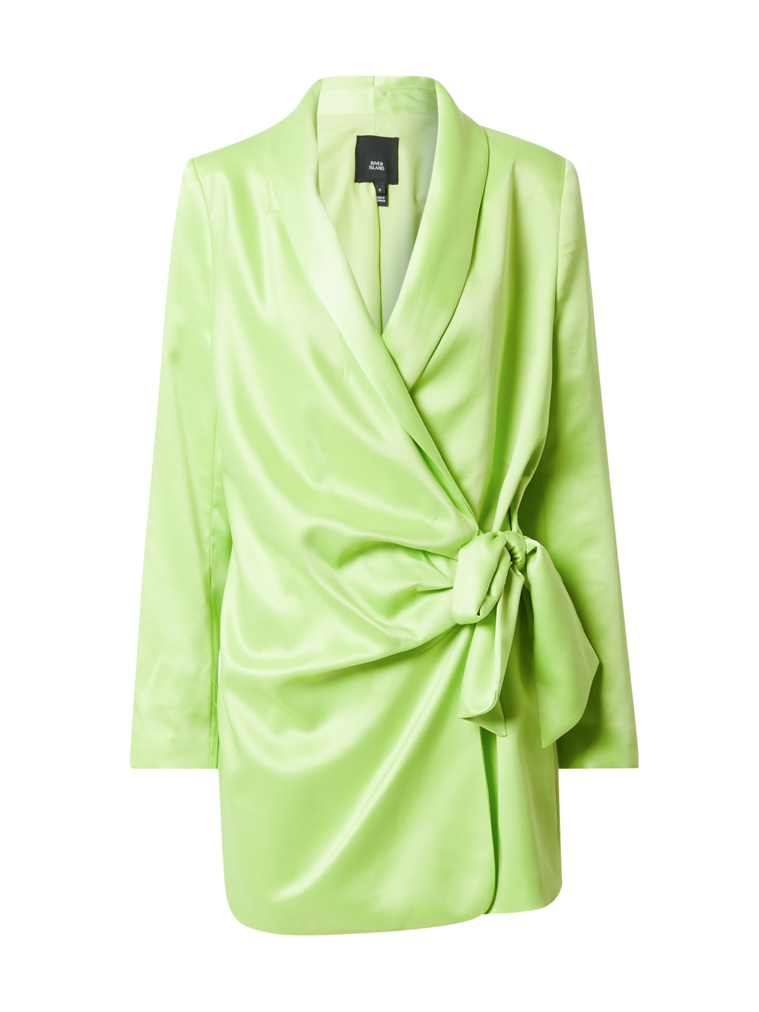 River Island Koktejl obleka  limona