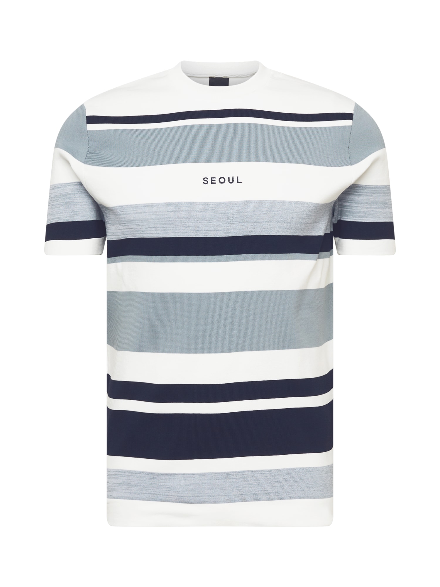 River Island Majica 'MAISON'  mornarska / dimno modra / bela