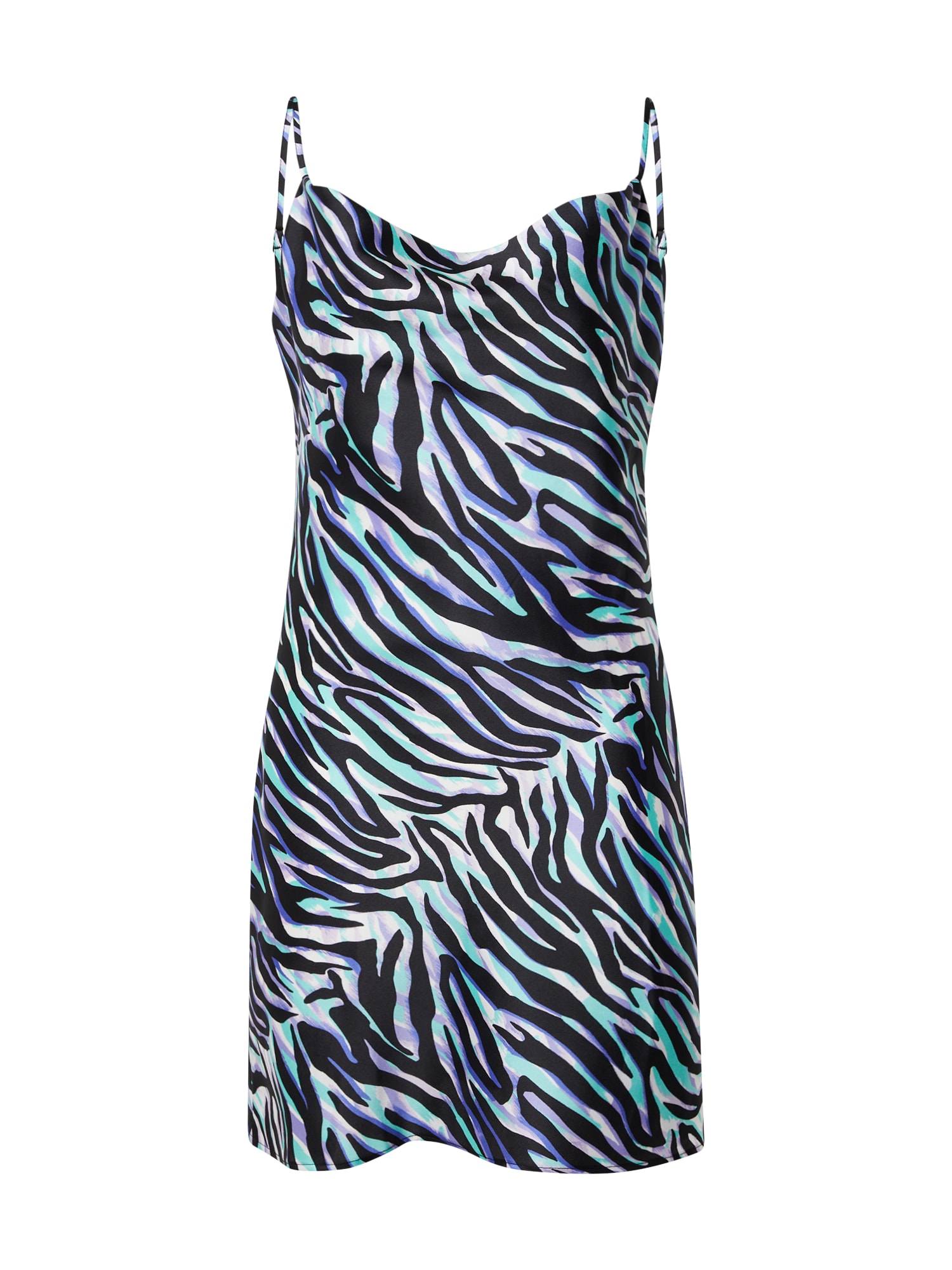 River Island Obleka  modra / meta / črna