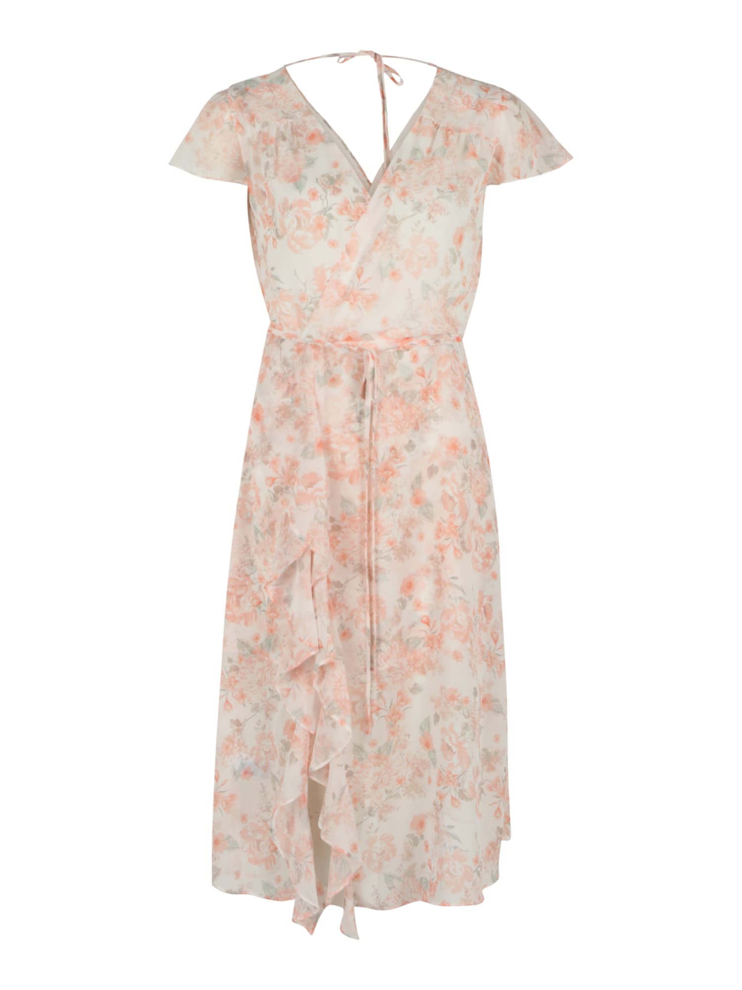 River Island Petite Obleka  zelena / breskev / temno oranžna / bela