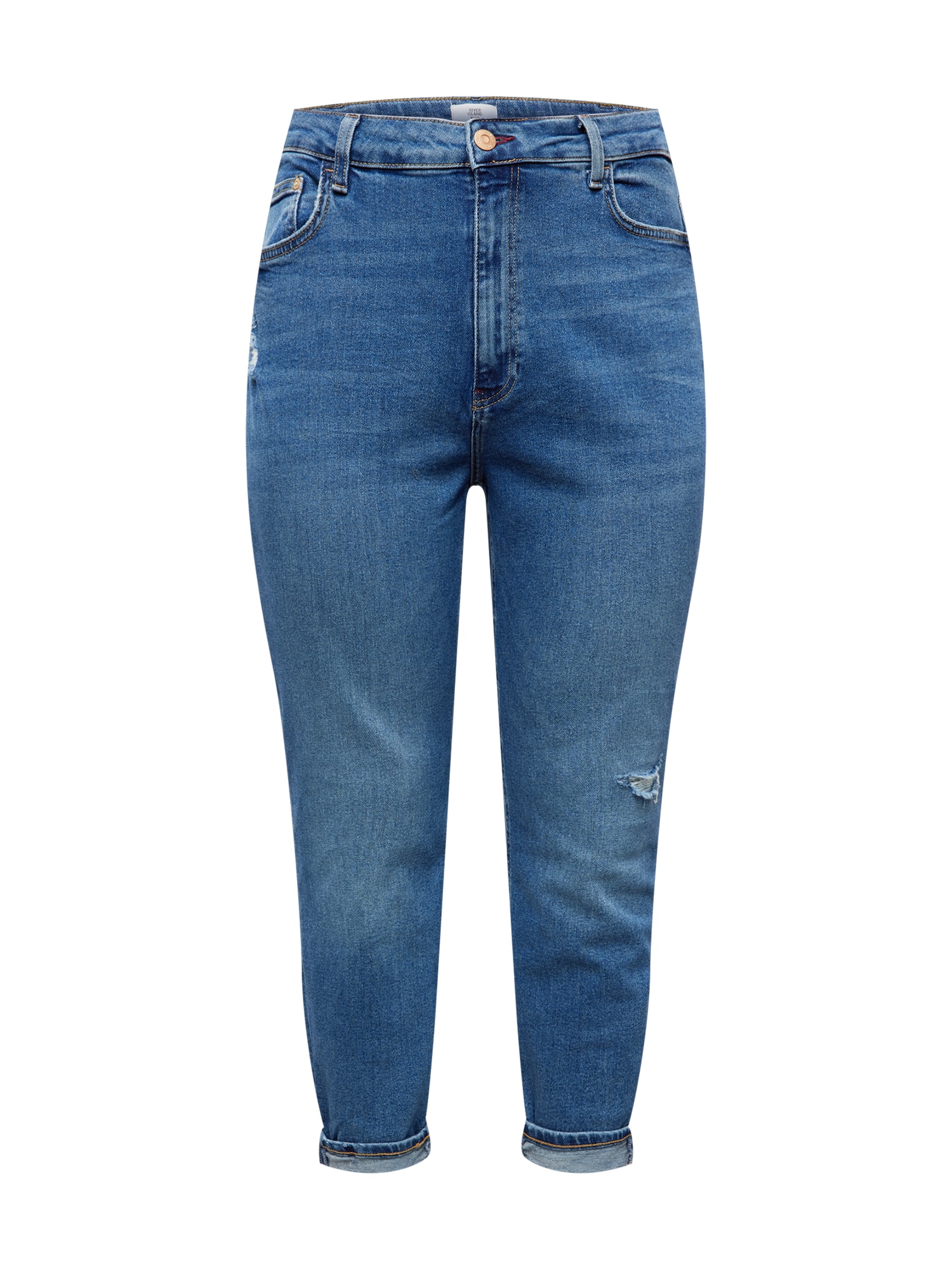 River Island Plus Kavbojke 'CARRIE'  moder denim