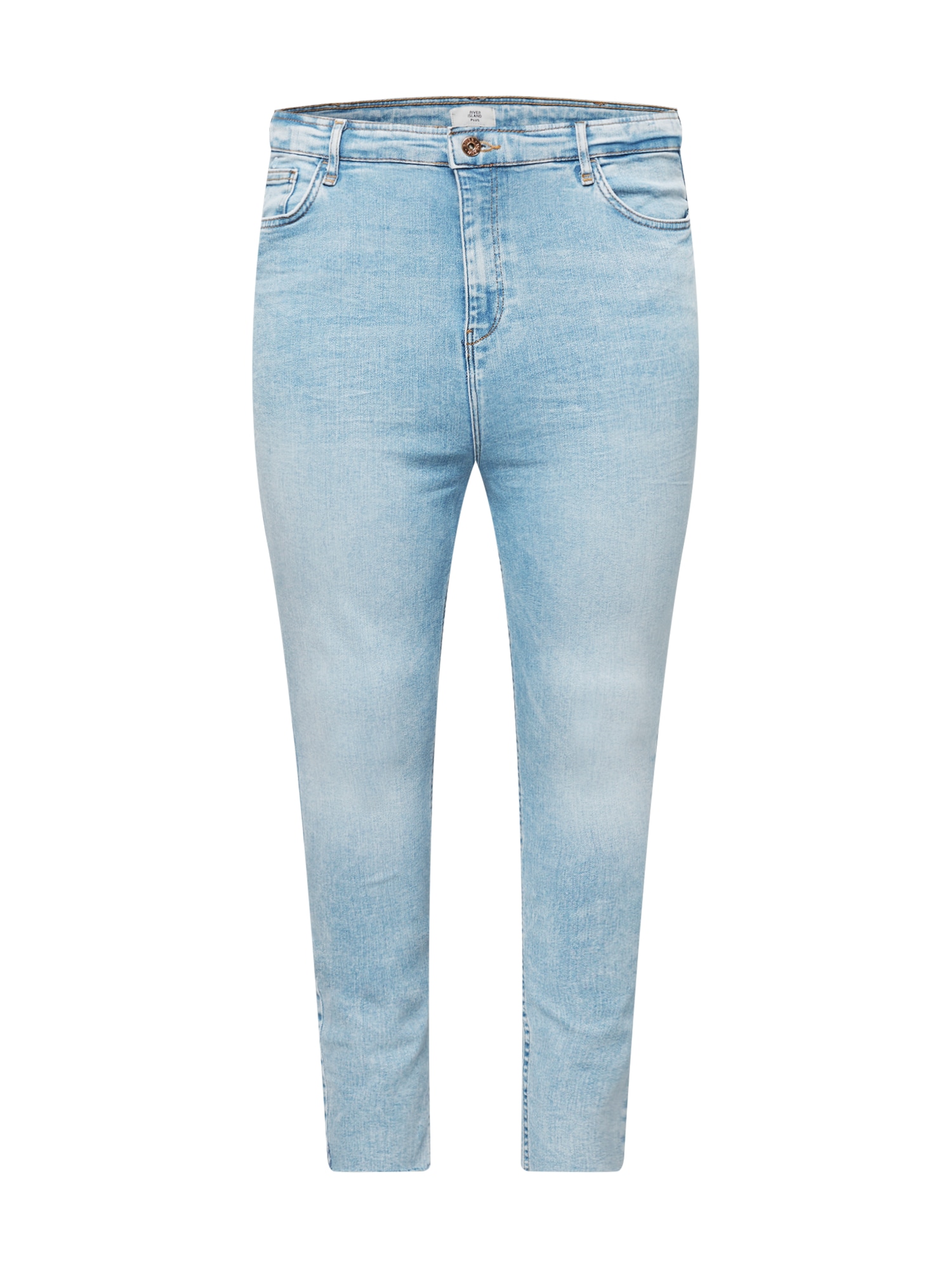 River Island Plus Kavbojke  svetlo modra