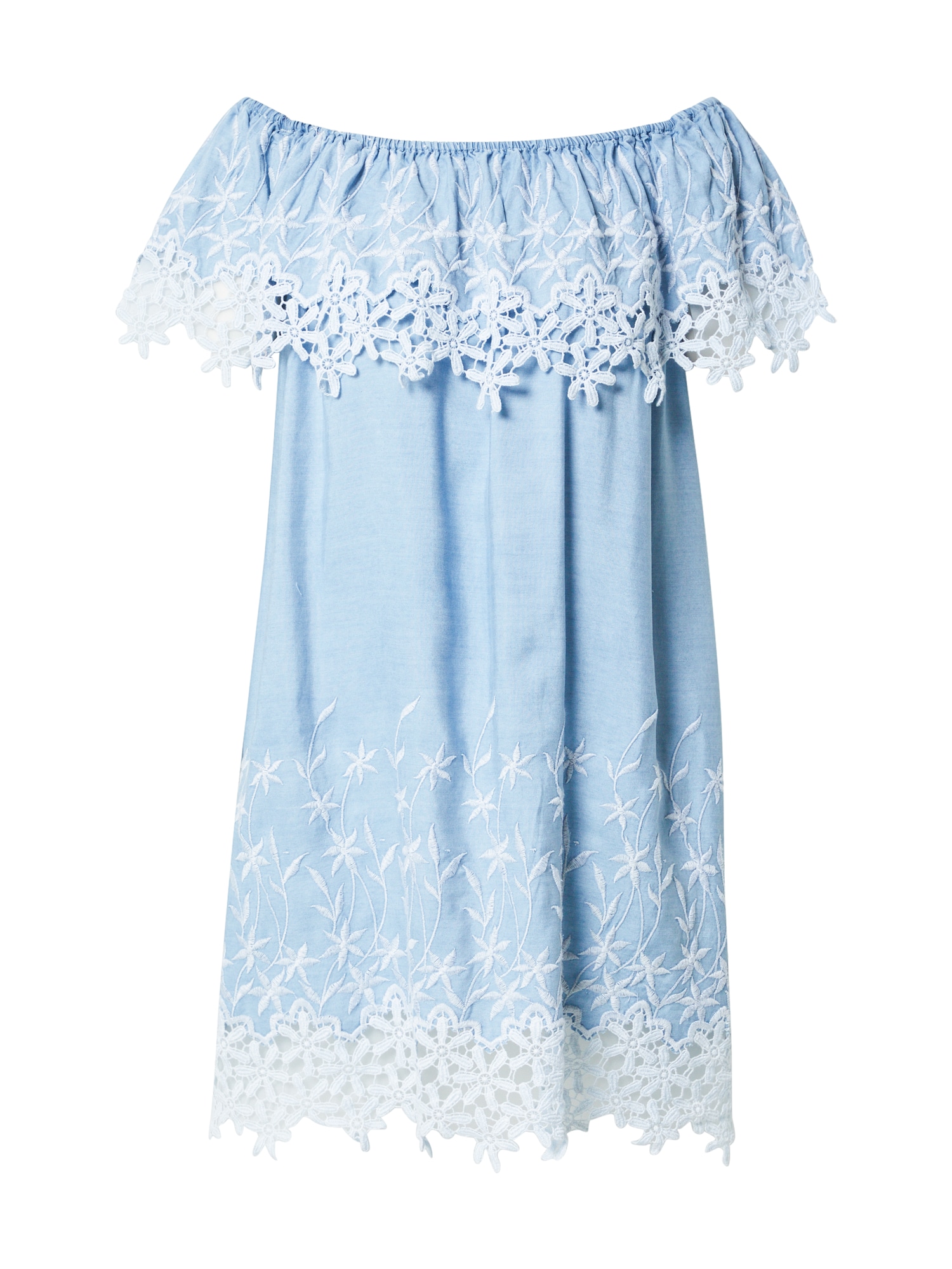 River Island Poletna obleka  svetlo modra / bela