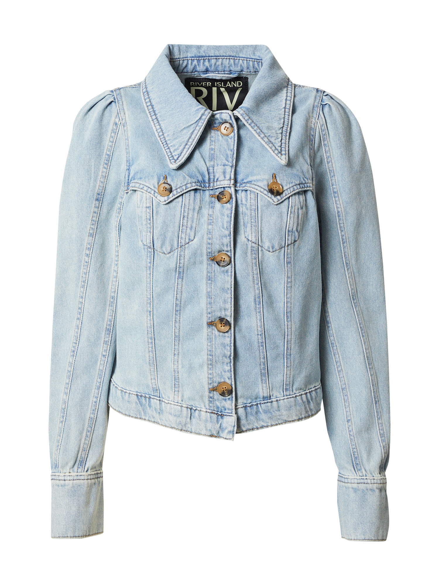River Island Prehodna jakna 'WESTERN'  moder denim
