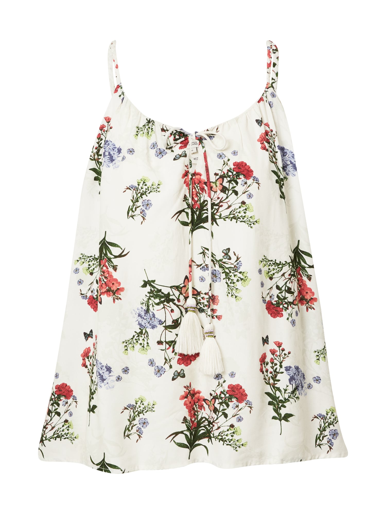 River Island Top  mešane barve / bela