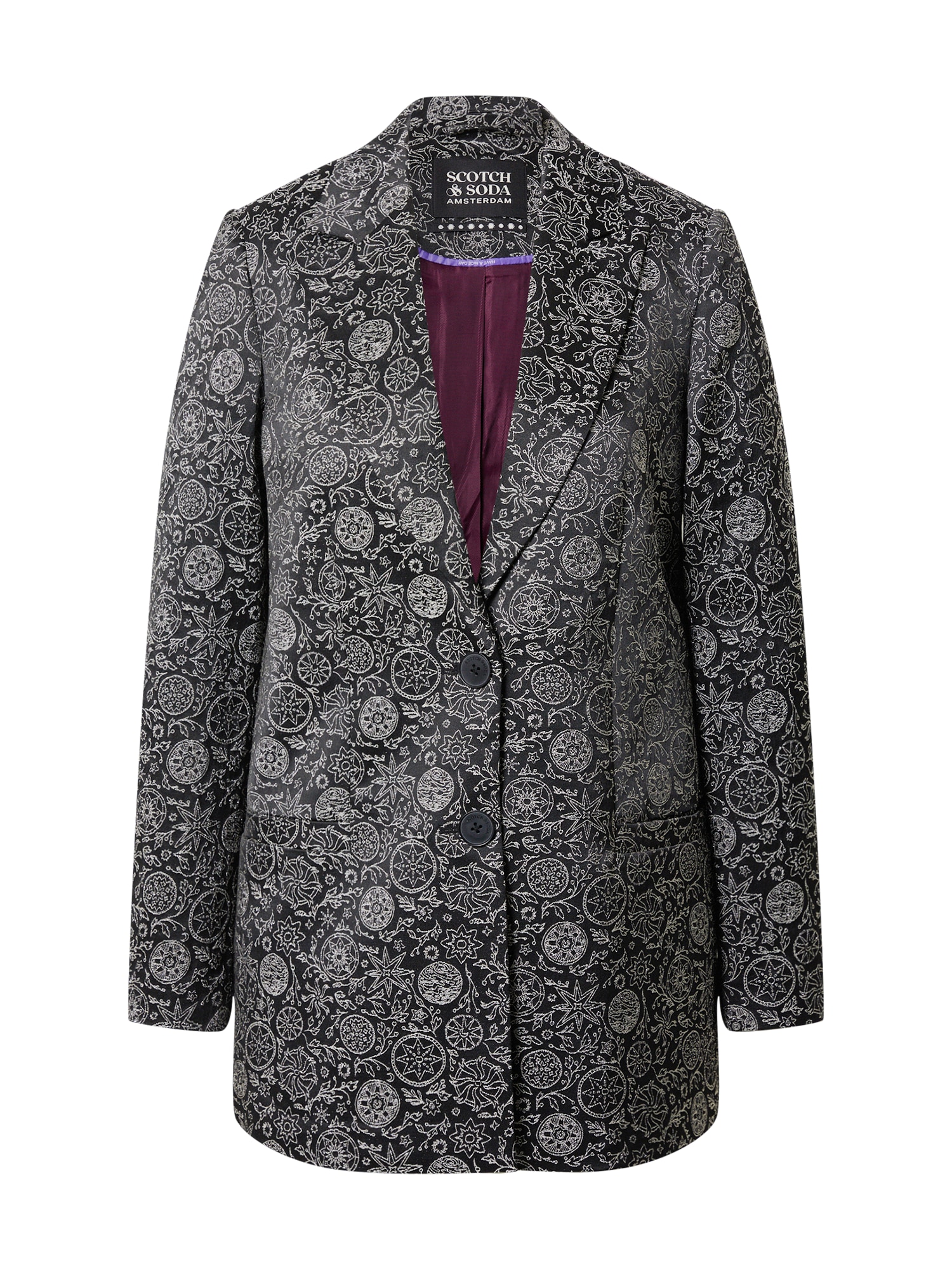 SCOTCH & SODA Blazer  črna / bela