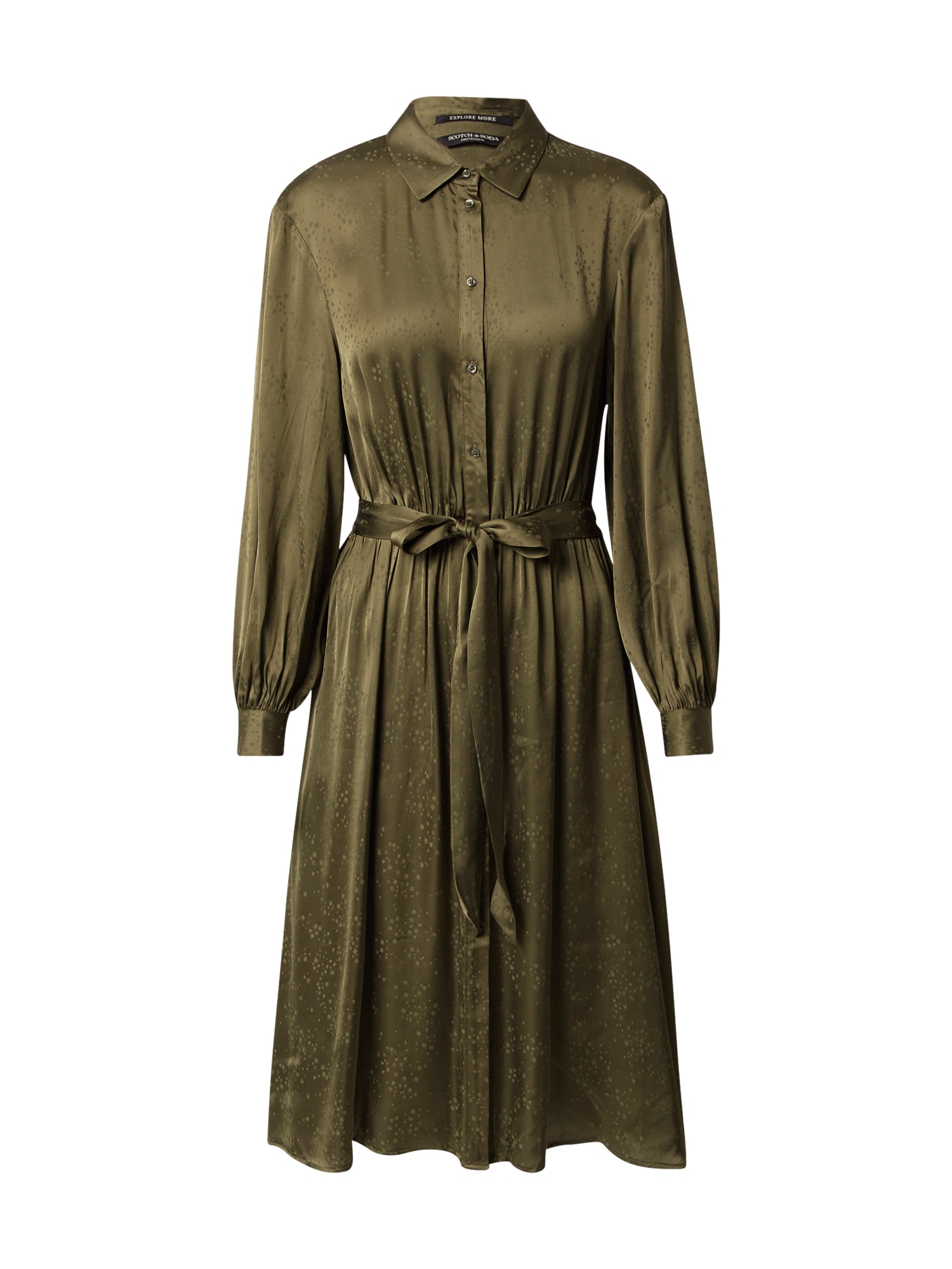 SCOTCH & SODA Dolga srajca 'Karis'  oliva