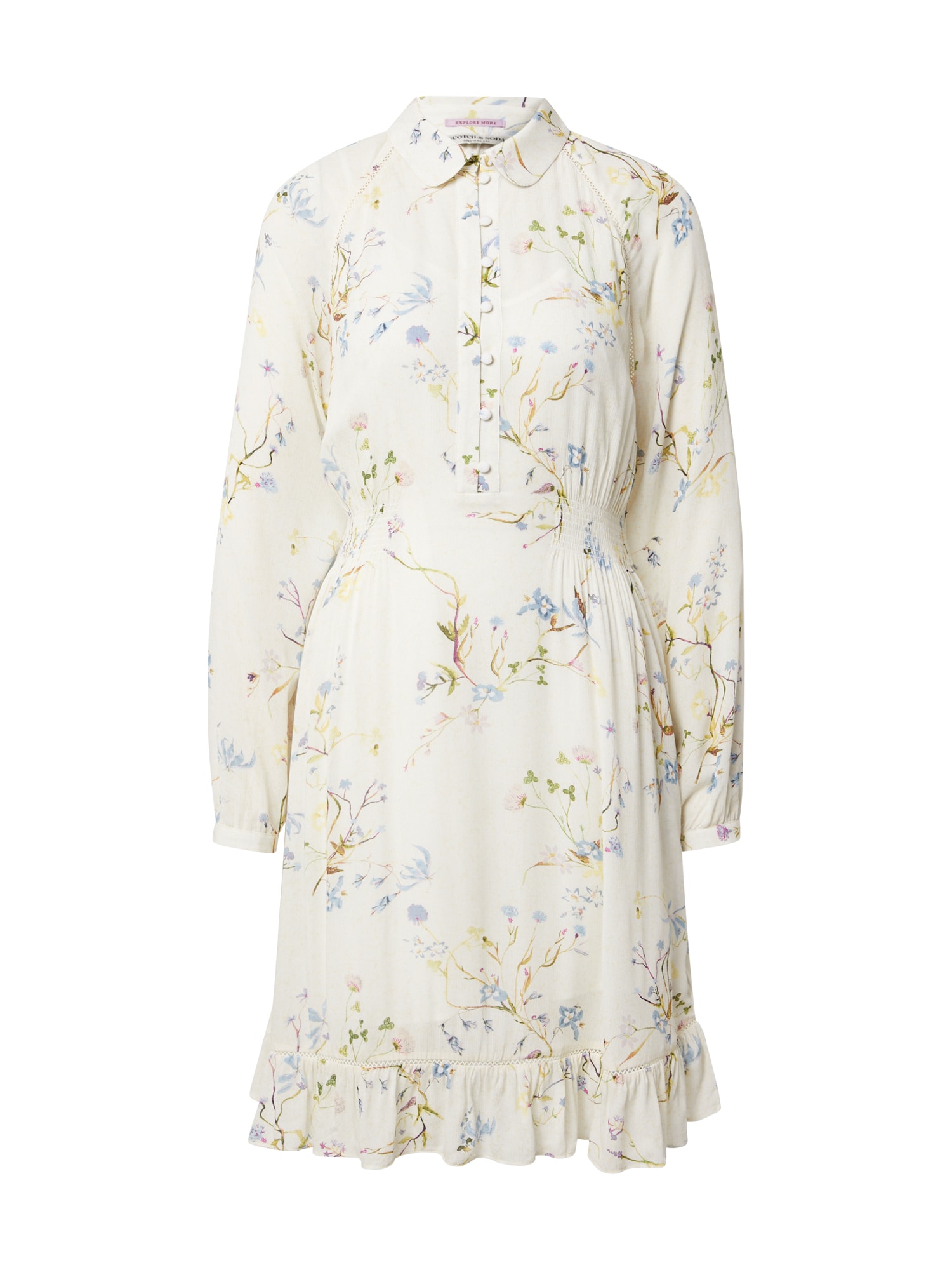 SCOTCH & SODA Dolga srajca  mešane barve / bela