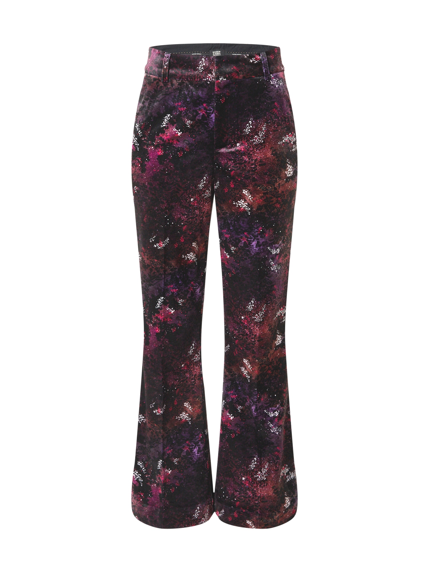 SCOTCH & SODA Hlače  svetlo lila / brusnica / črna / bela
