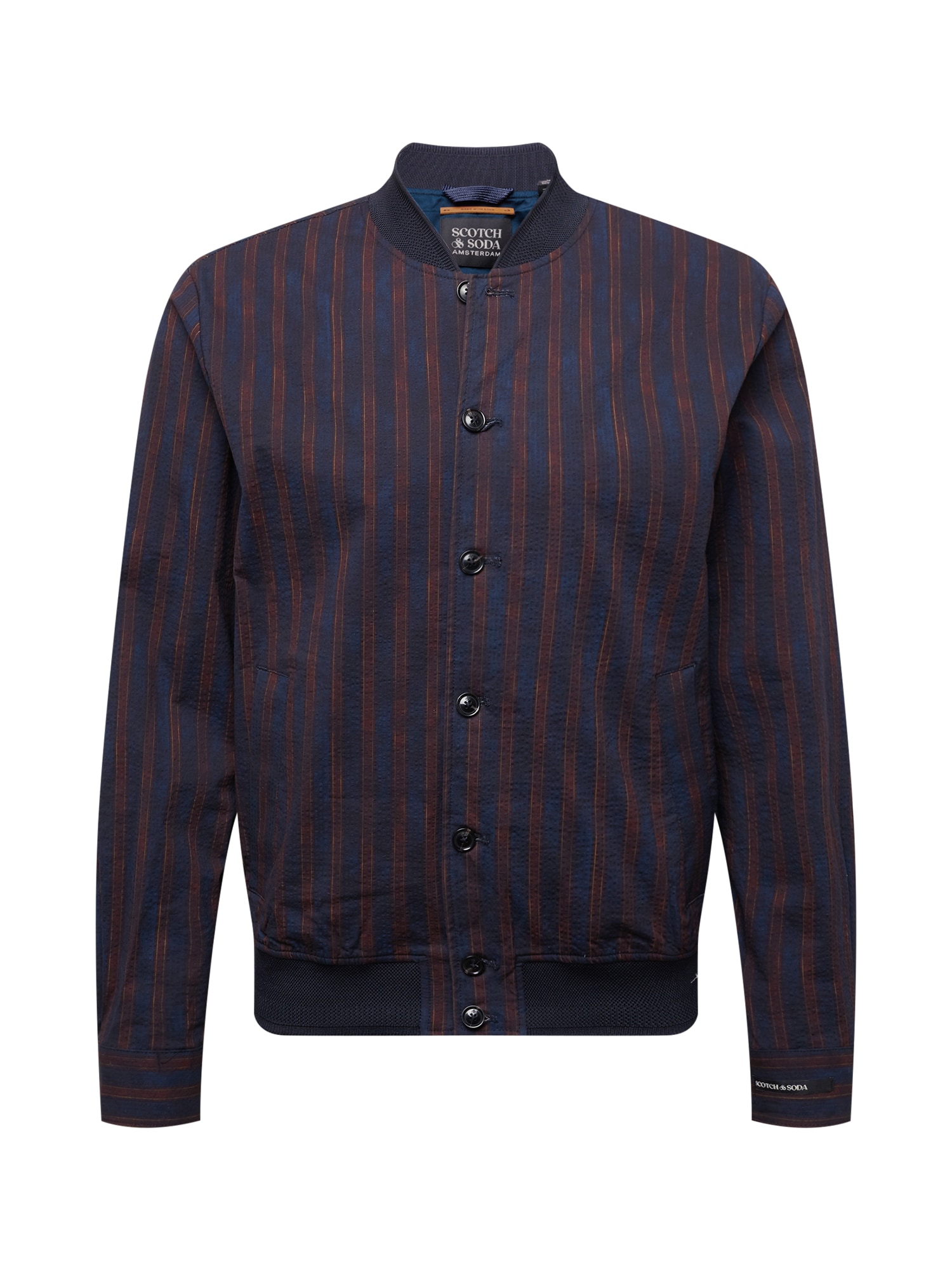 SCOTCH & SODA Prehodna jakna  modra / rjava / oranžna