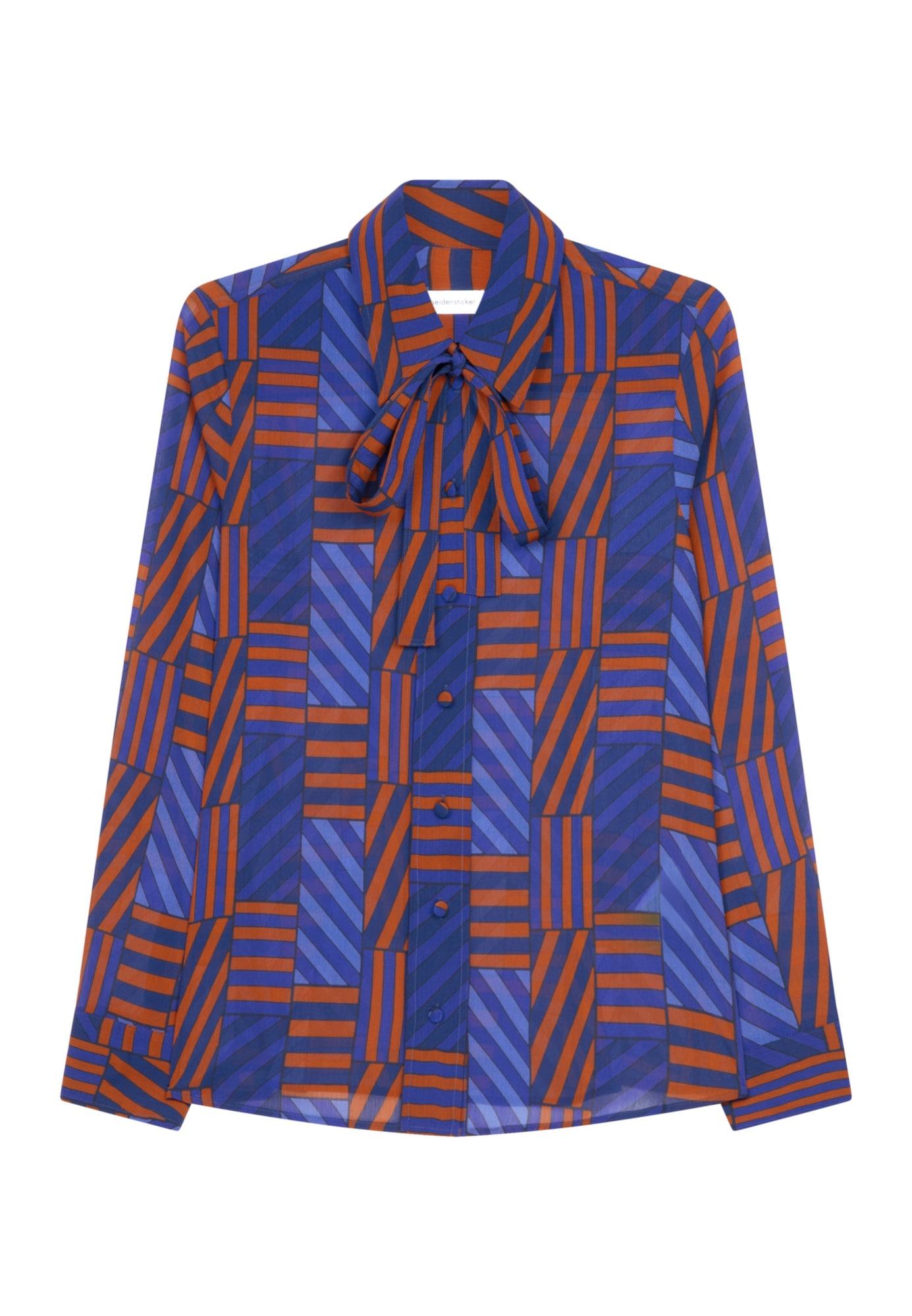 SEIDENSTICKER Bluza  marine / indigo / svetlo modra / oranžna