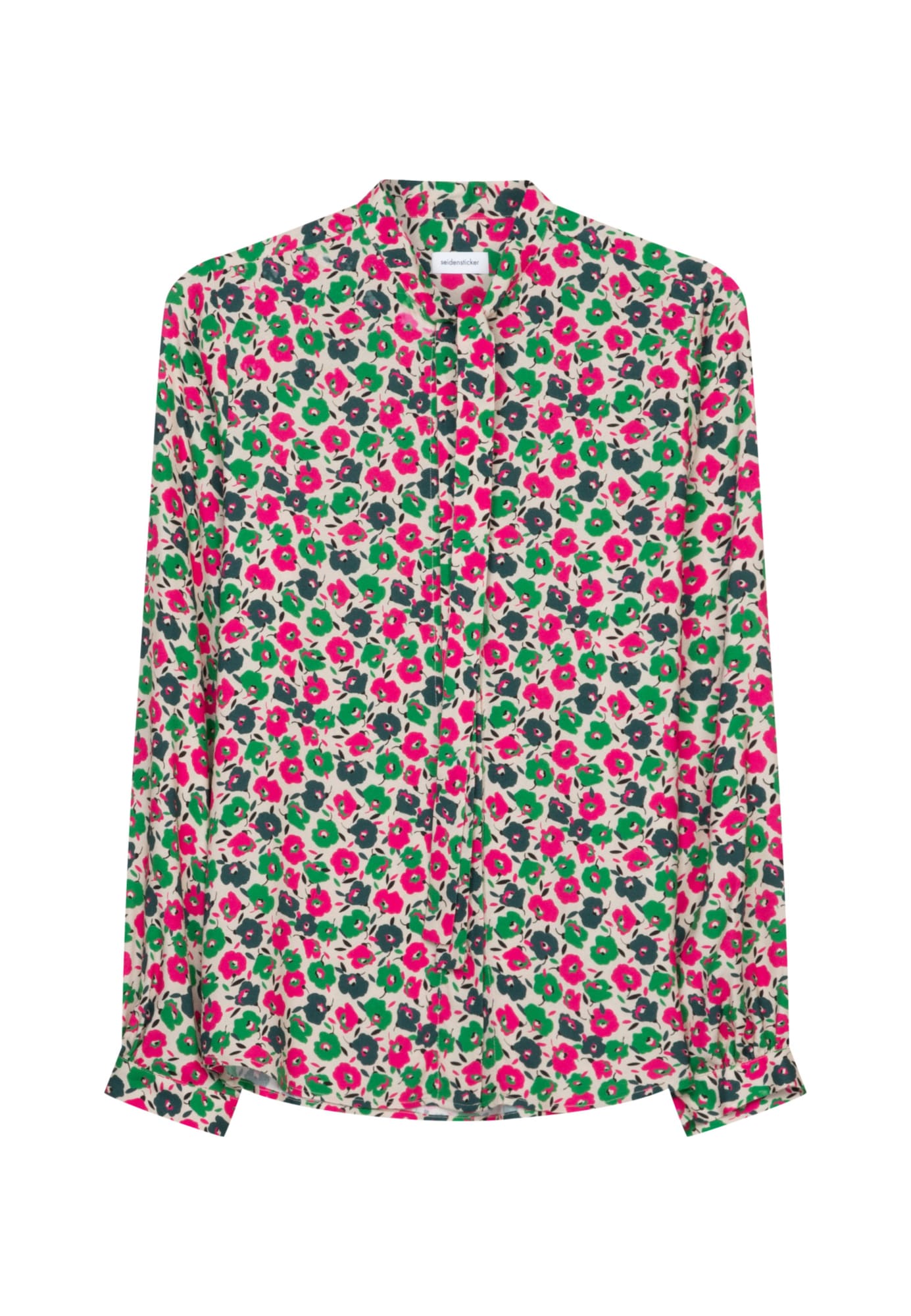 SEIDENSTICKER Bluza  nude / zelena / smaragd / neonsko roza