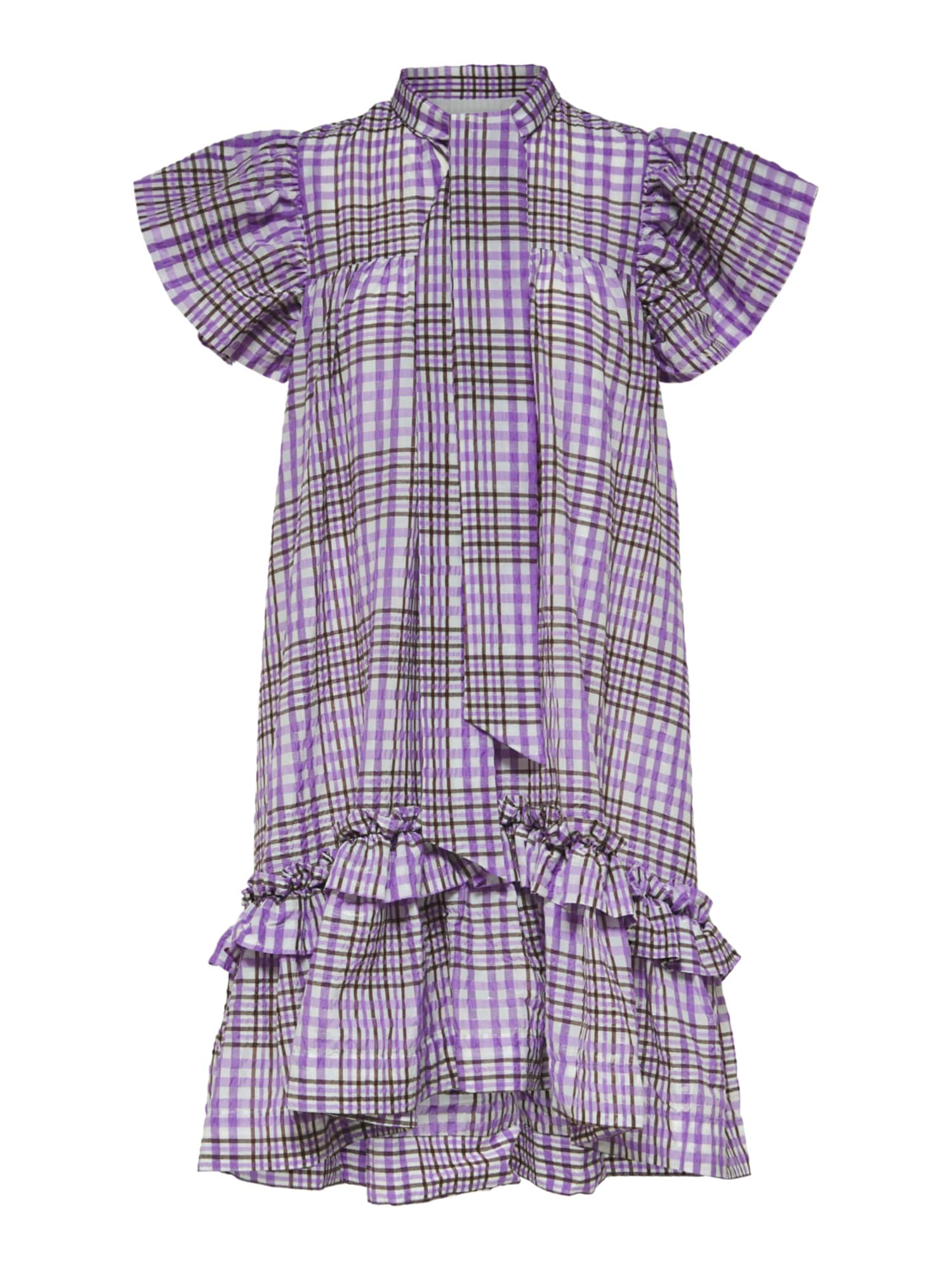 SELECTED FEMME Obleka 'Malike'  rjava / mauve / off-bela