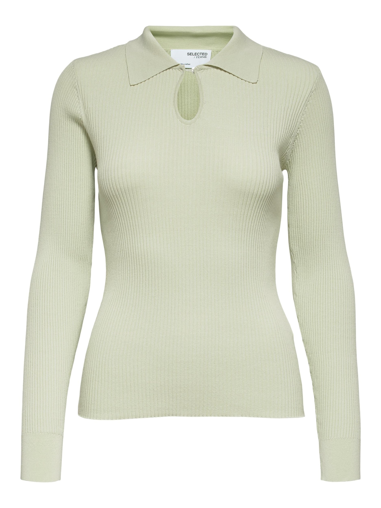 SELECTED FEMME Pulover 'Raya'  pastelno zelena