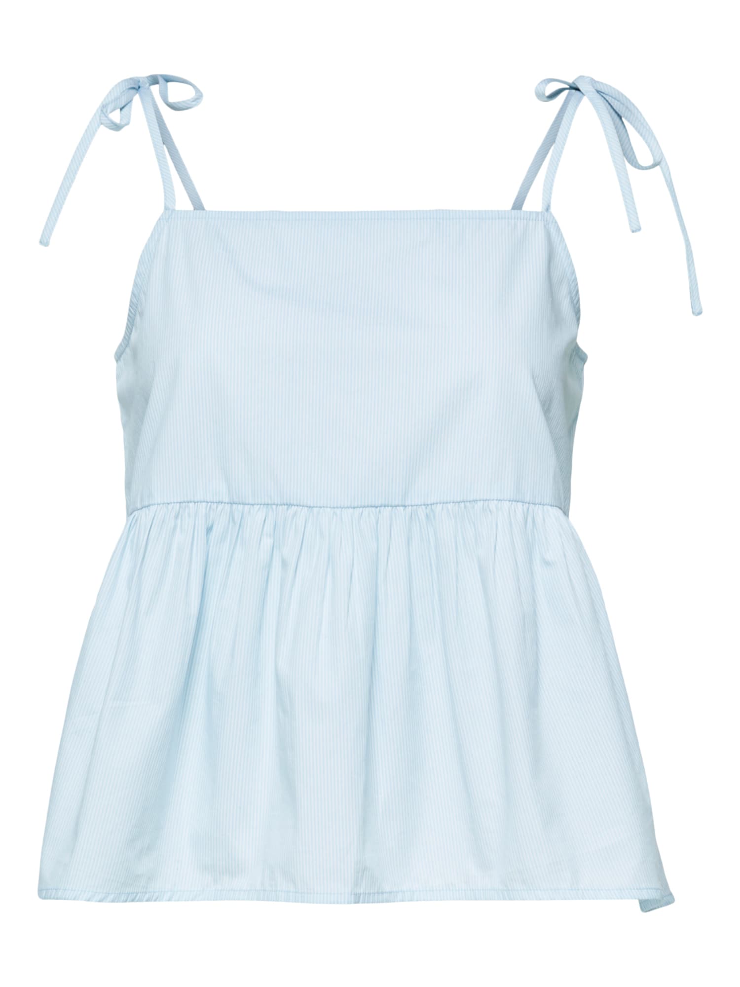 SELECTED FEMME Top 'FREDA'  svetlo modra / bela