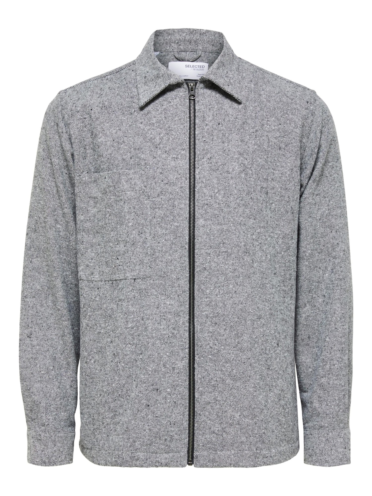 SELECTED HOMME Prehodna jakna  svetlo siva