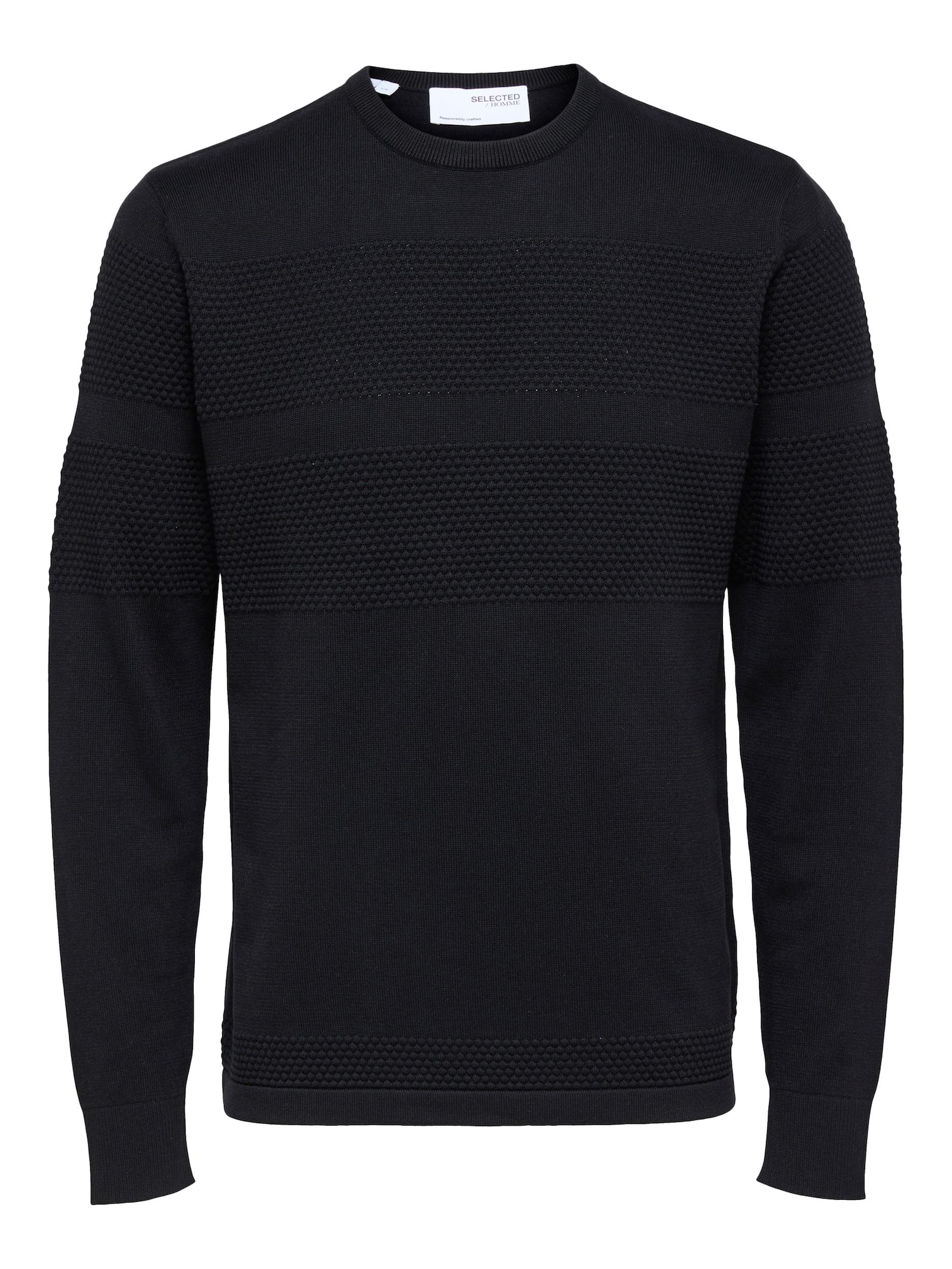 SELECTED HOMME Pulover 'Maine'  črna