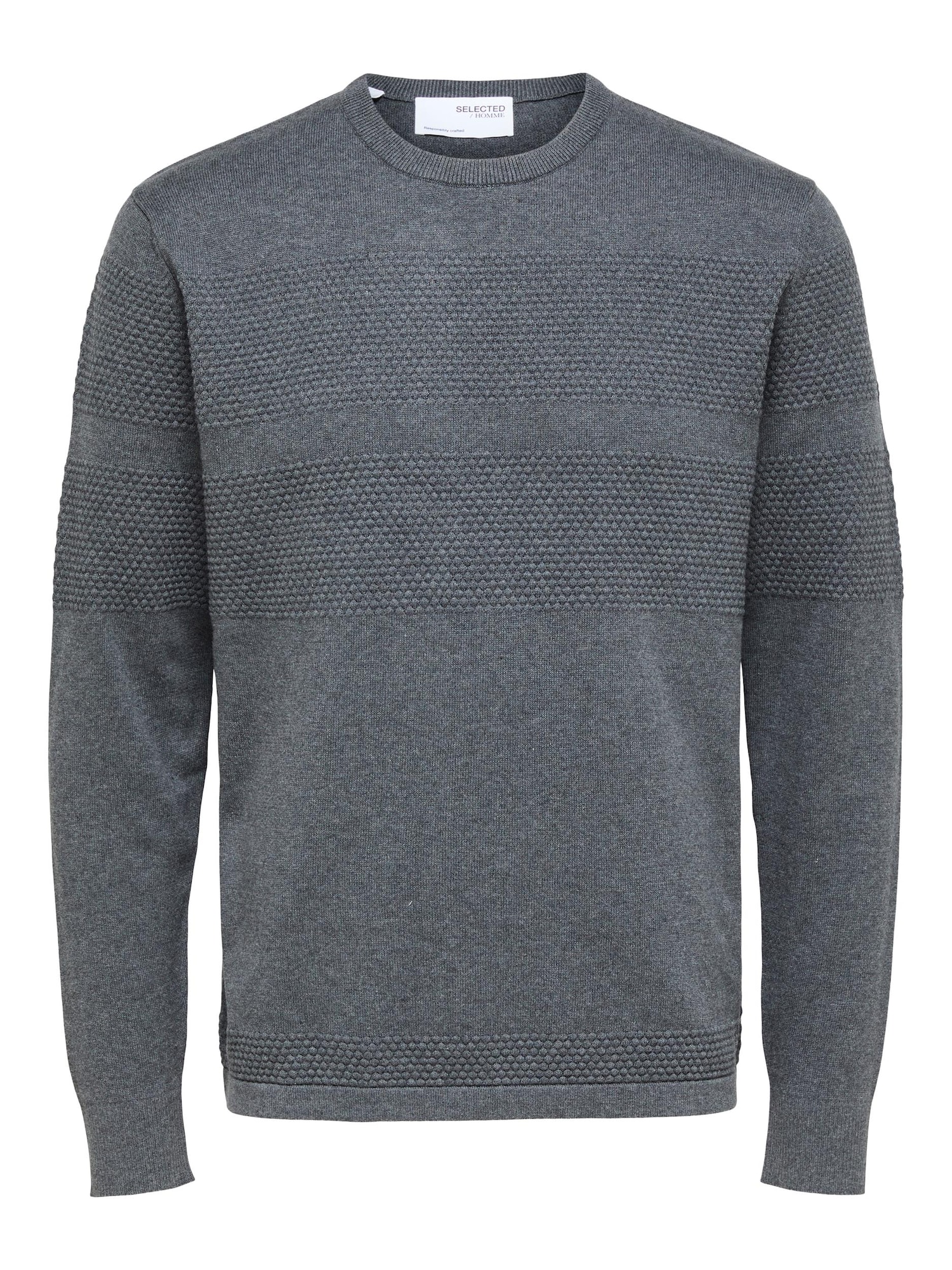 SELECTED HOMME Pulover 'Maine'  temno siva