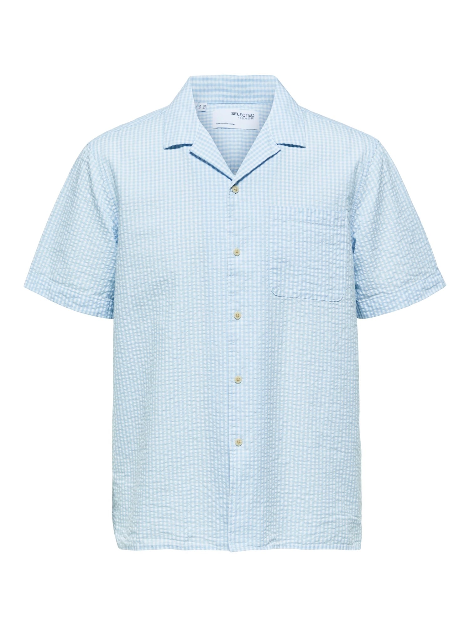 SELECTED HOMME Srajca 'Ray'  svetlo modra / bela