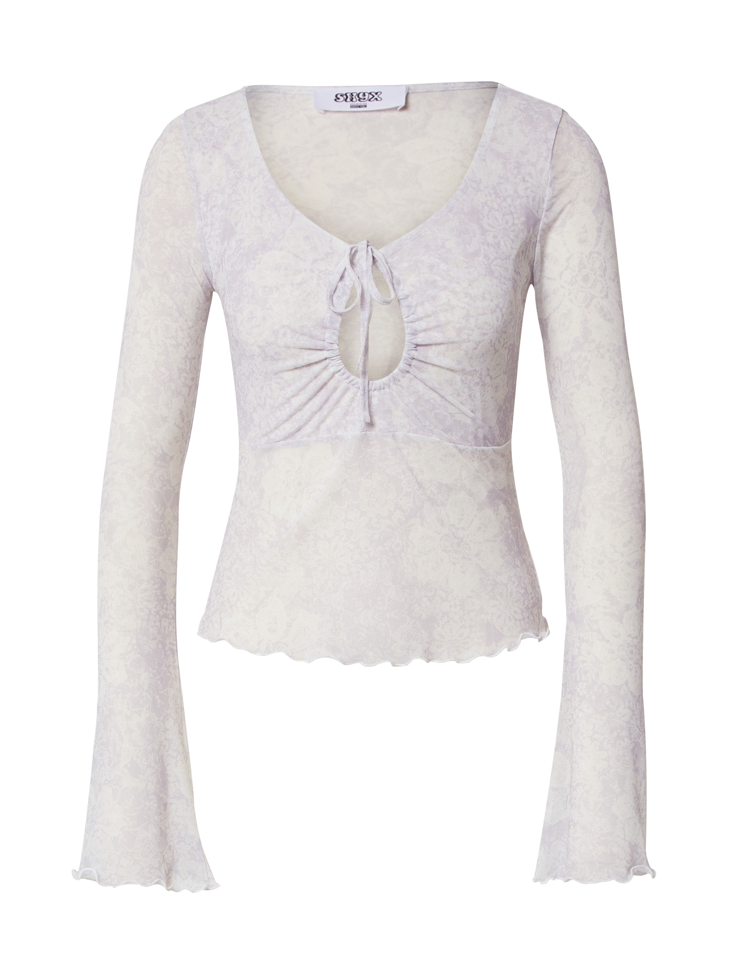 SHYX Majica 'Heather'  lila / bela