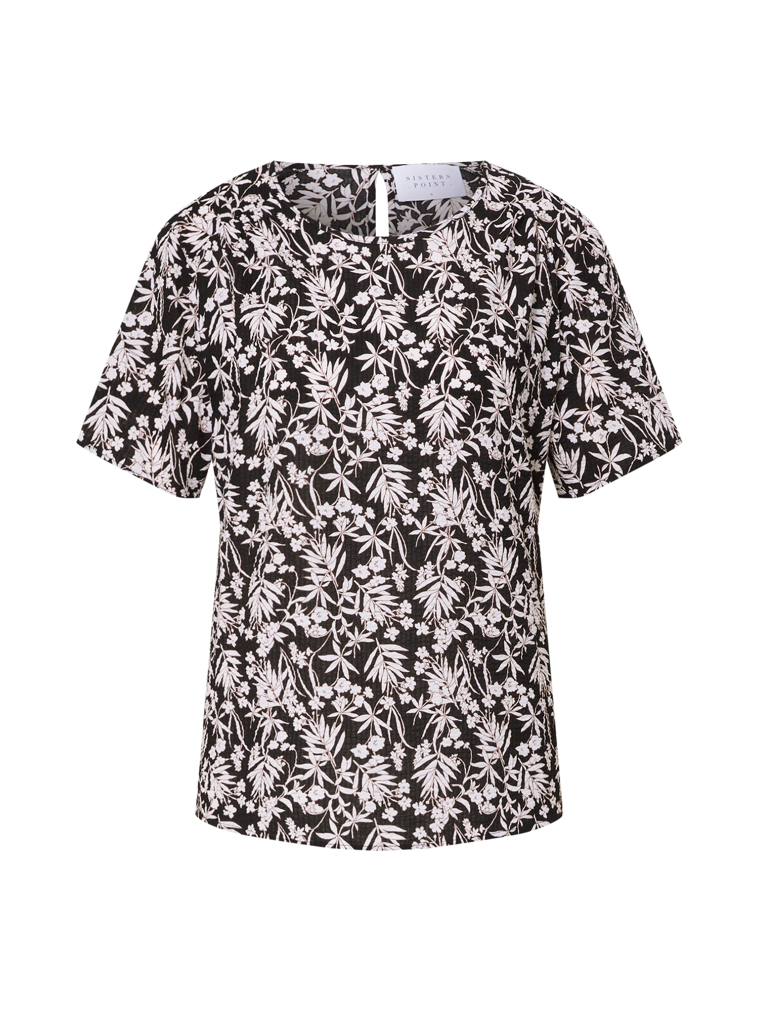 SISTERS POINT Bluza 'ELLA'  rosé / črna