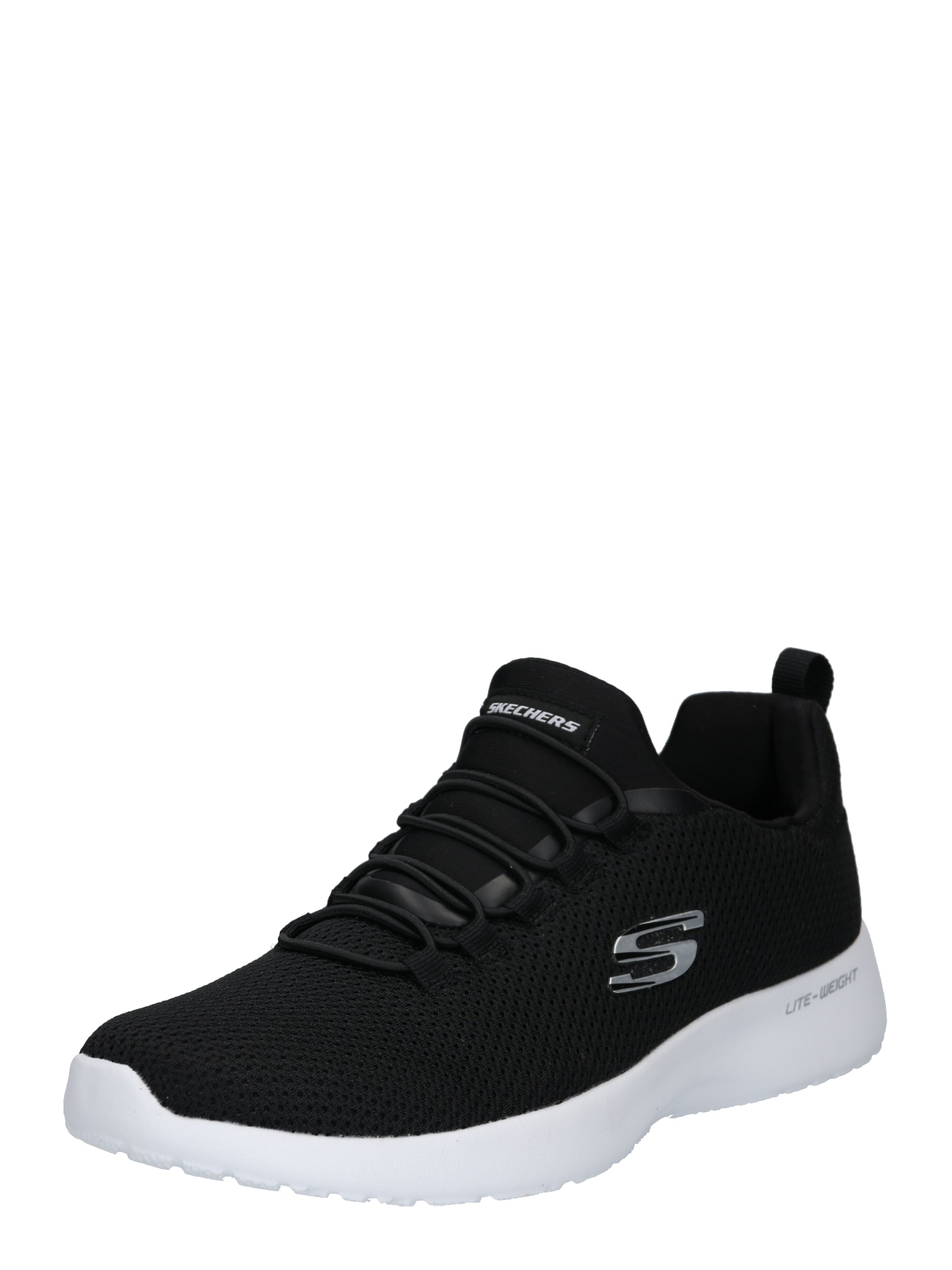 SKECHERS Natikač 'Dynamight'  črna / bela