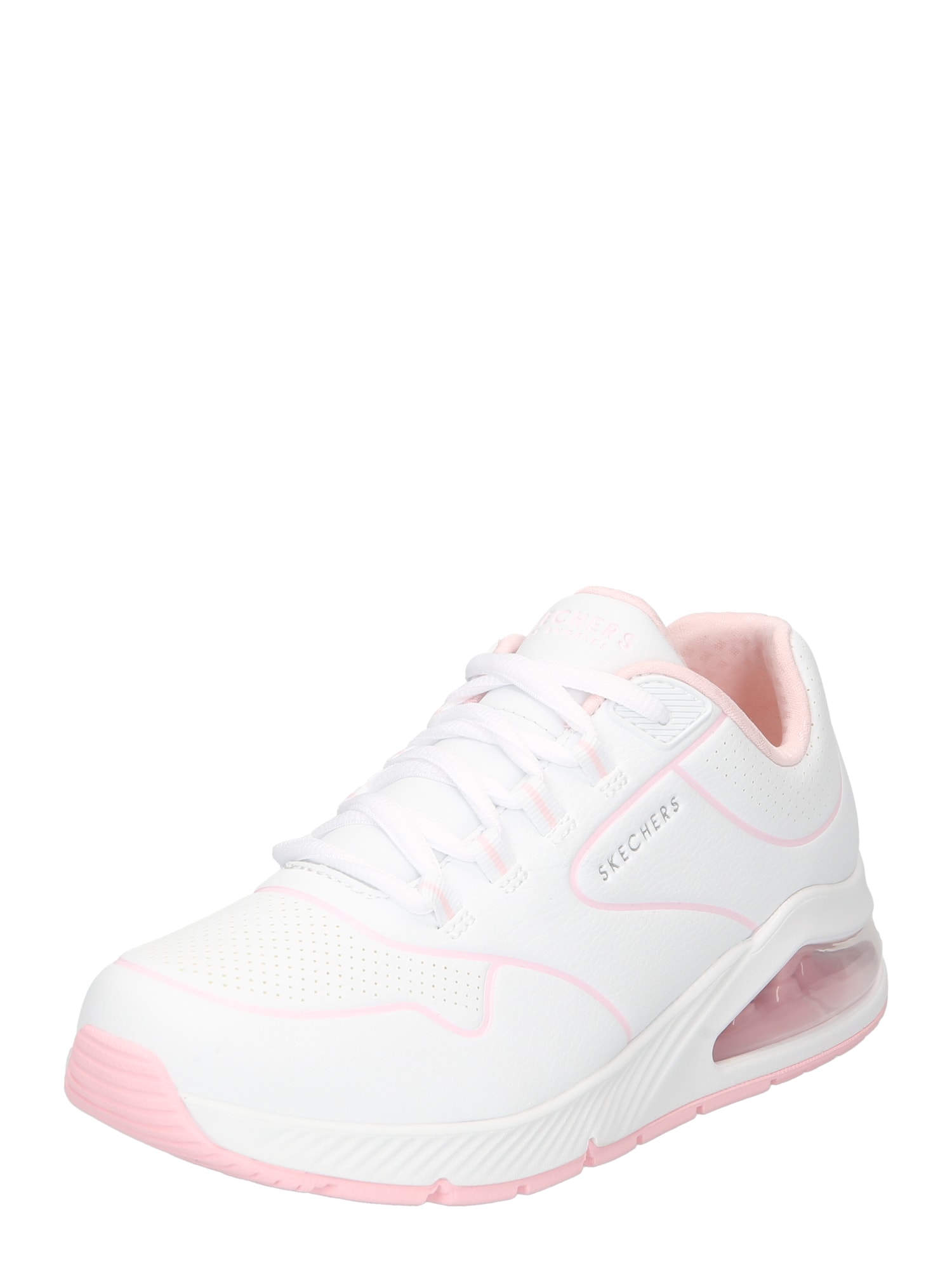 SKECHERS Nizke superge 'Uno 2'  siva / roza / bela