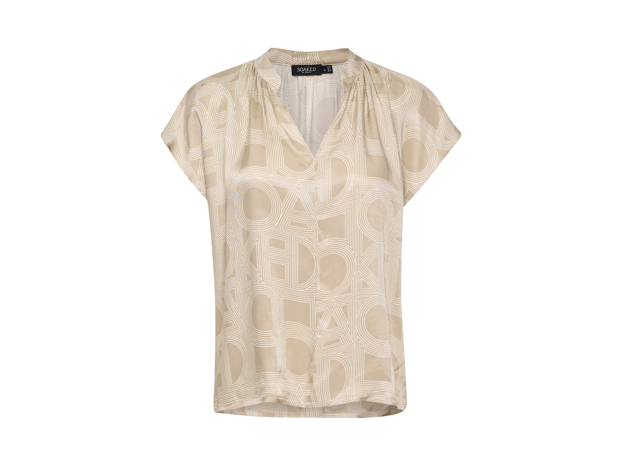 SOAKED IN LUXURY Bluza 'Marian'  bež / bela