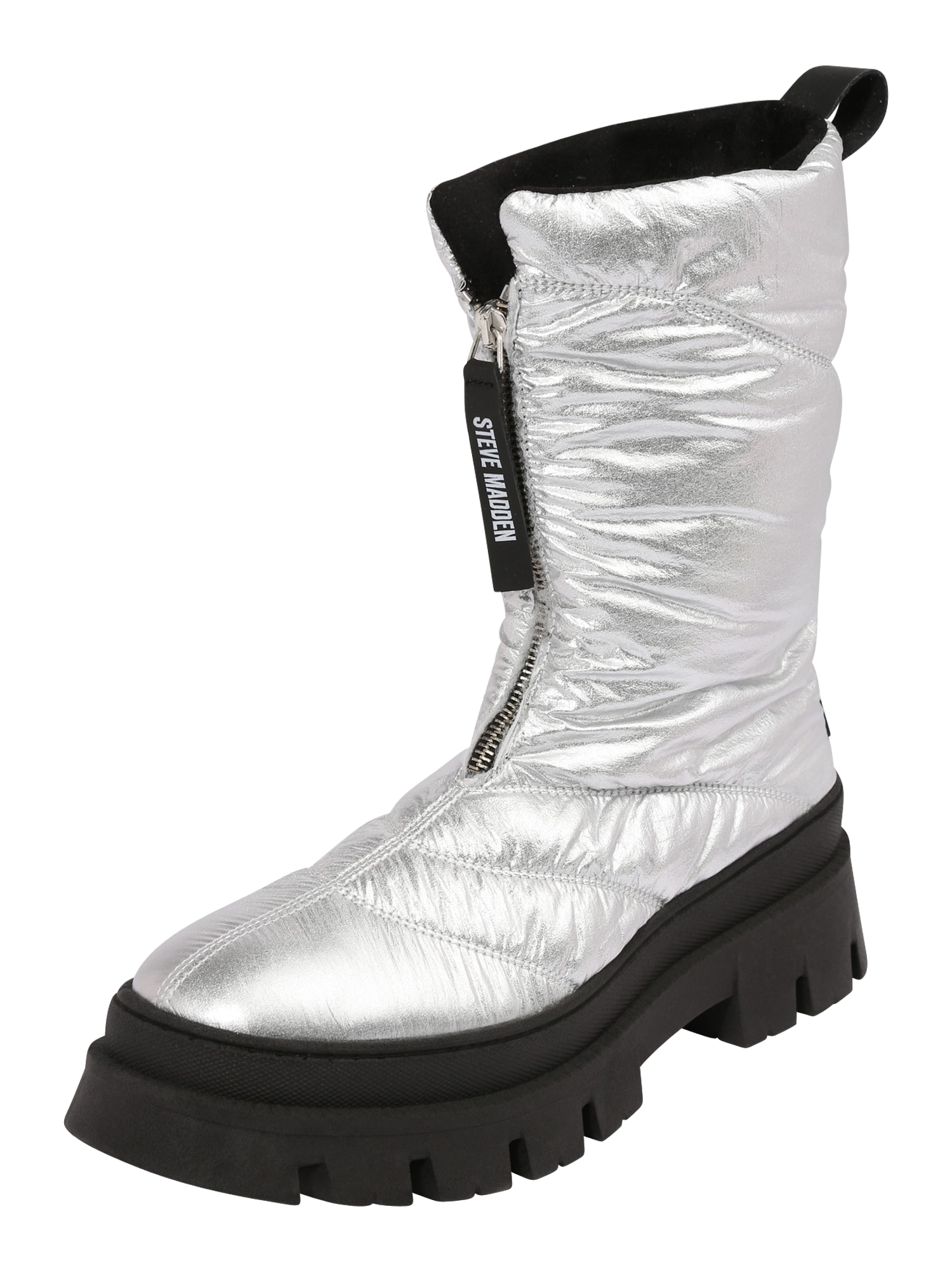 STEVE MADDEN Gležnarji 'SAVANNAH'  črna / srebrna