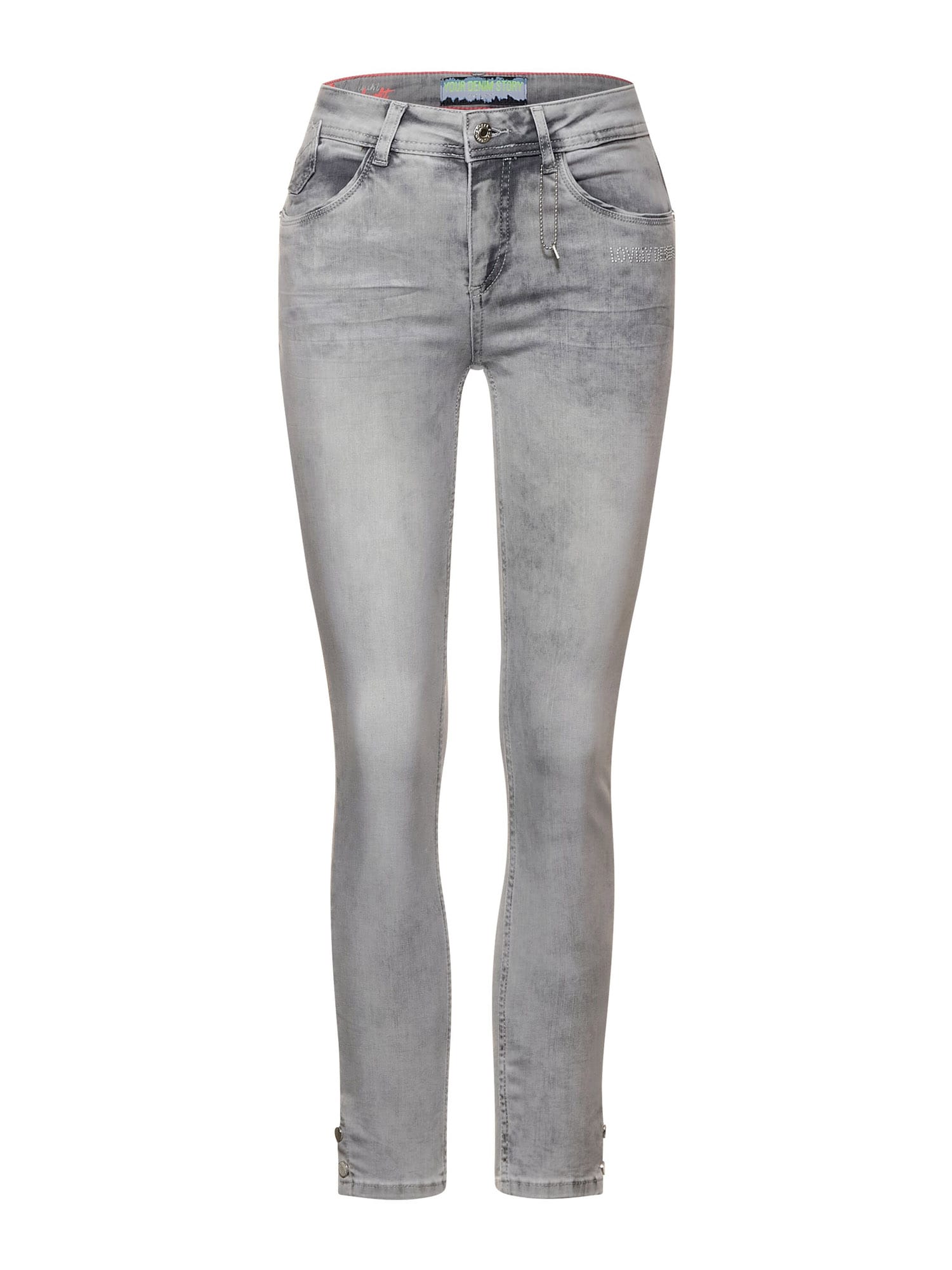 STREET ONE Kavbojke  siv denim