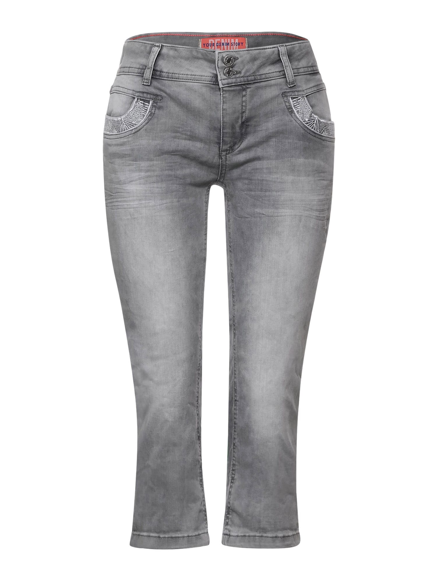 STREET ONE Kavbojke  siv denim