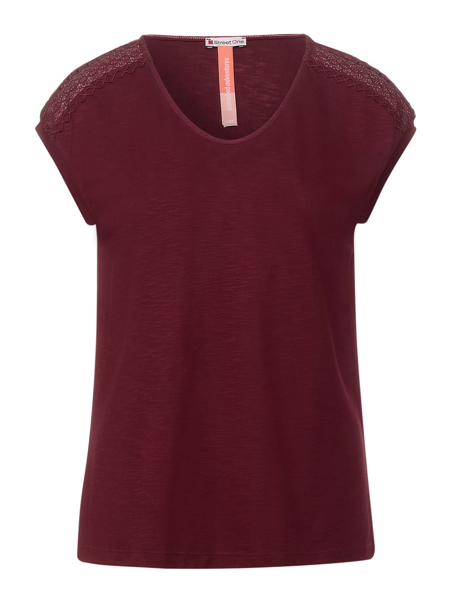 STREET ONE Majica  bordo