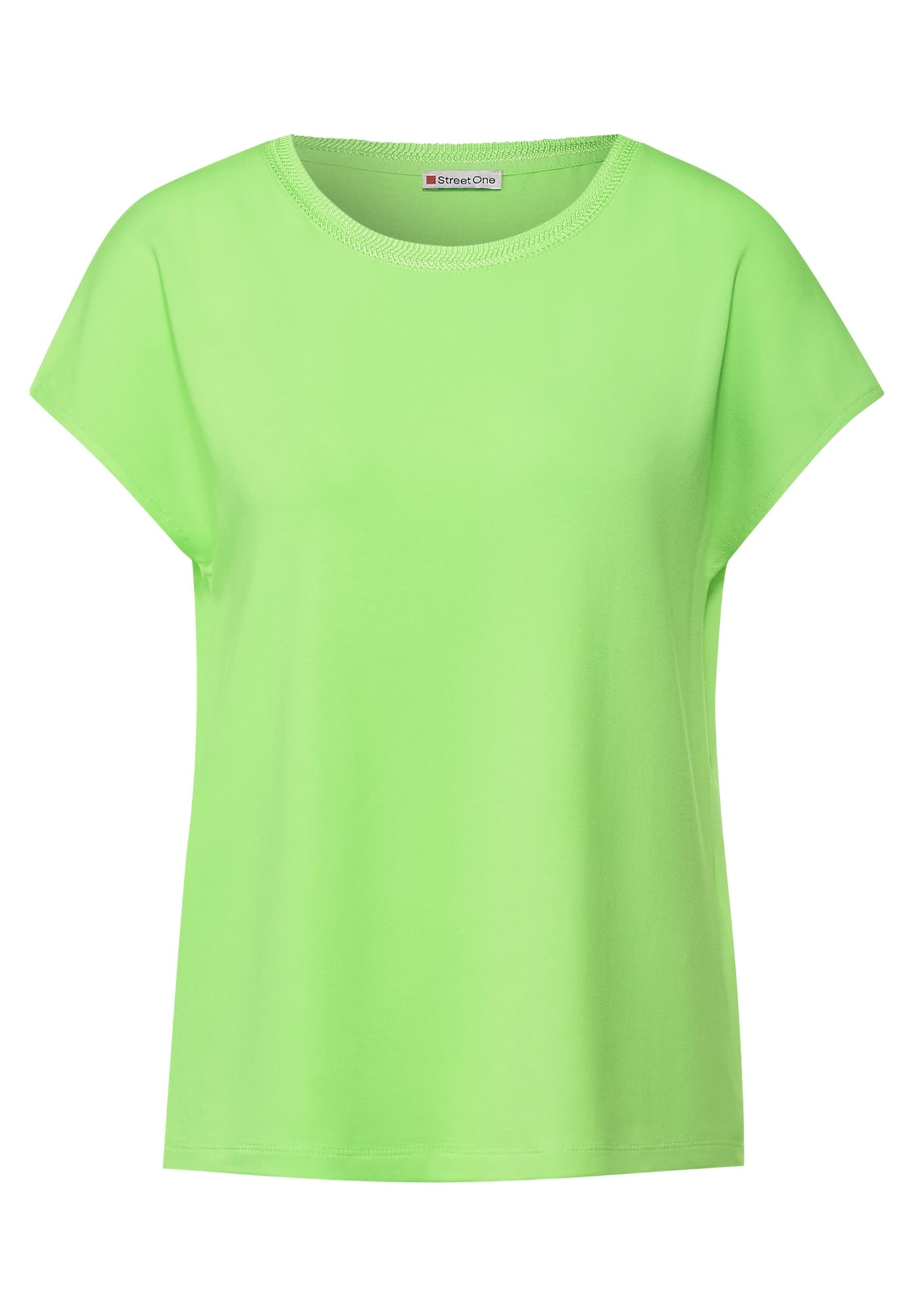 STREET ONE Majica  neonsko zelena