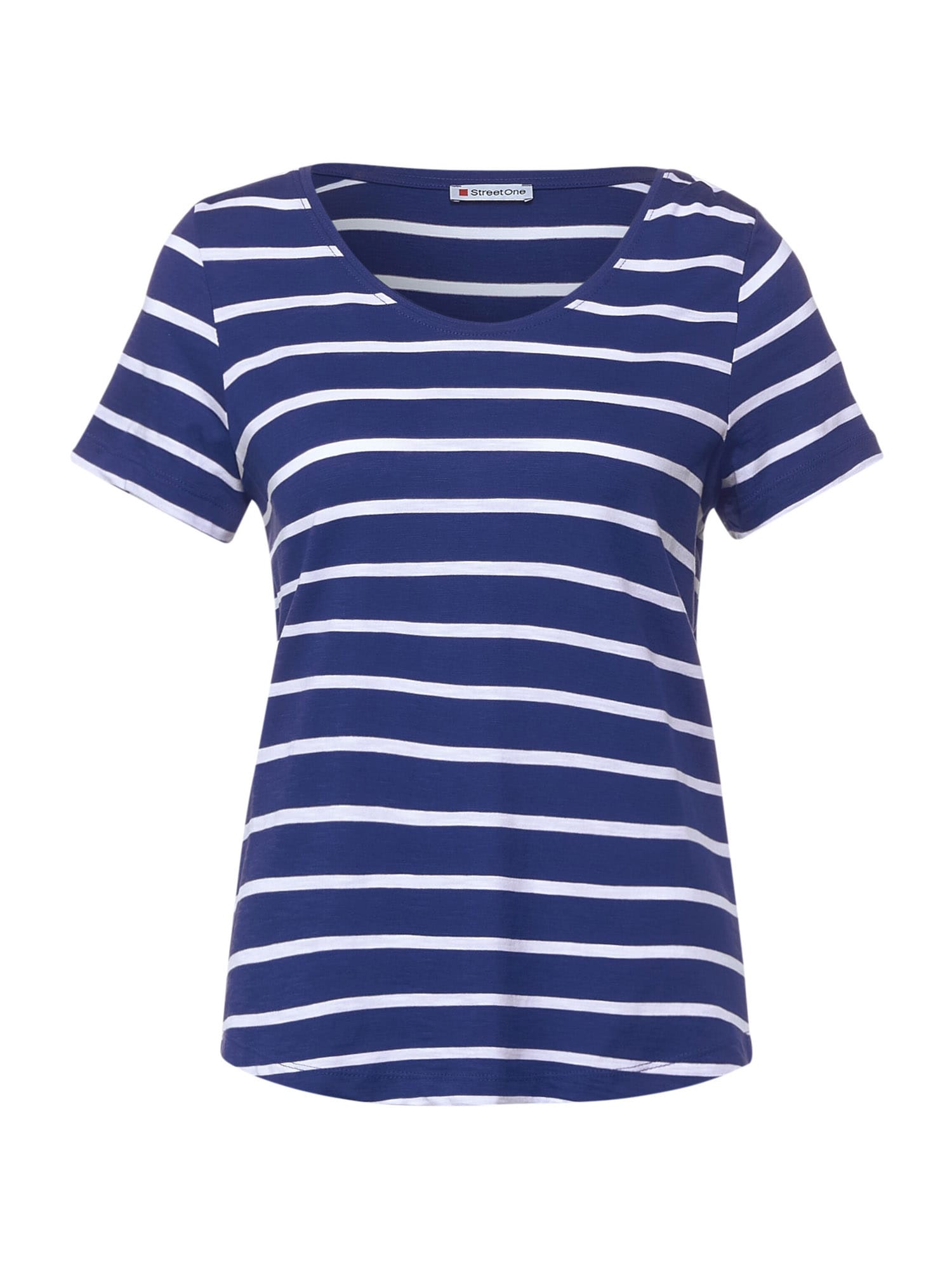 STREET ONE Majica  temno modra / bela