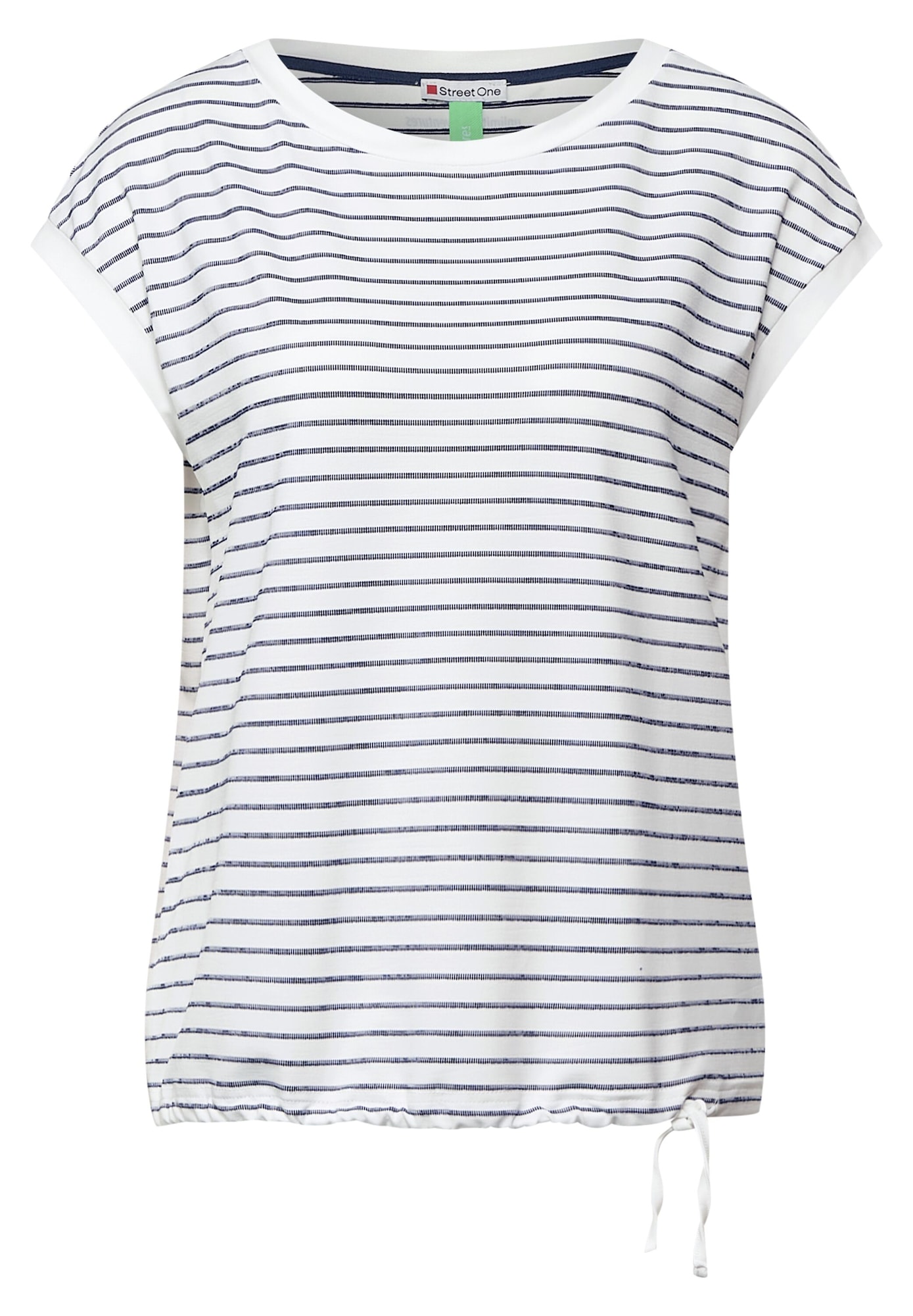 STREET ONE Majica  temno modra / bela