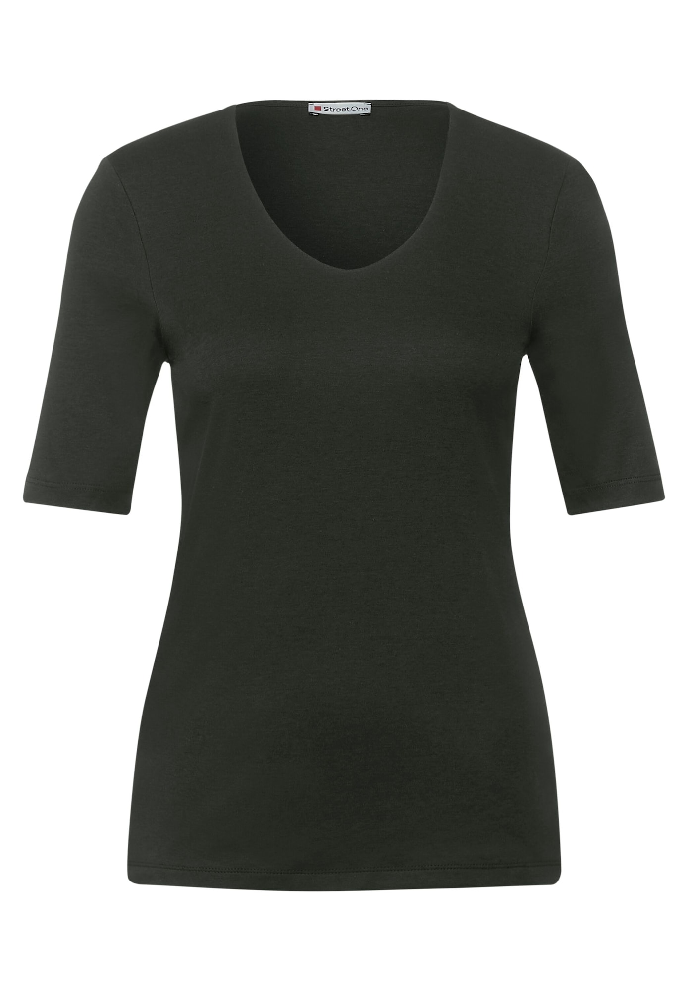 STREET ONE Majica  temno zelena