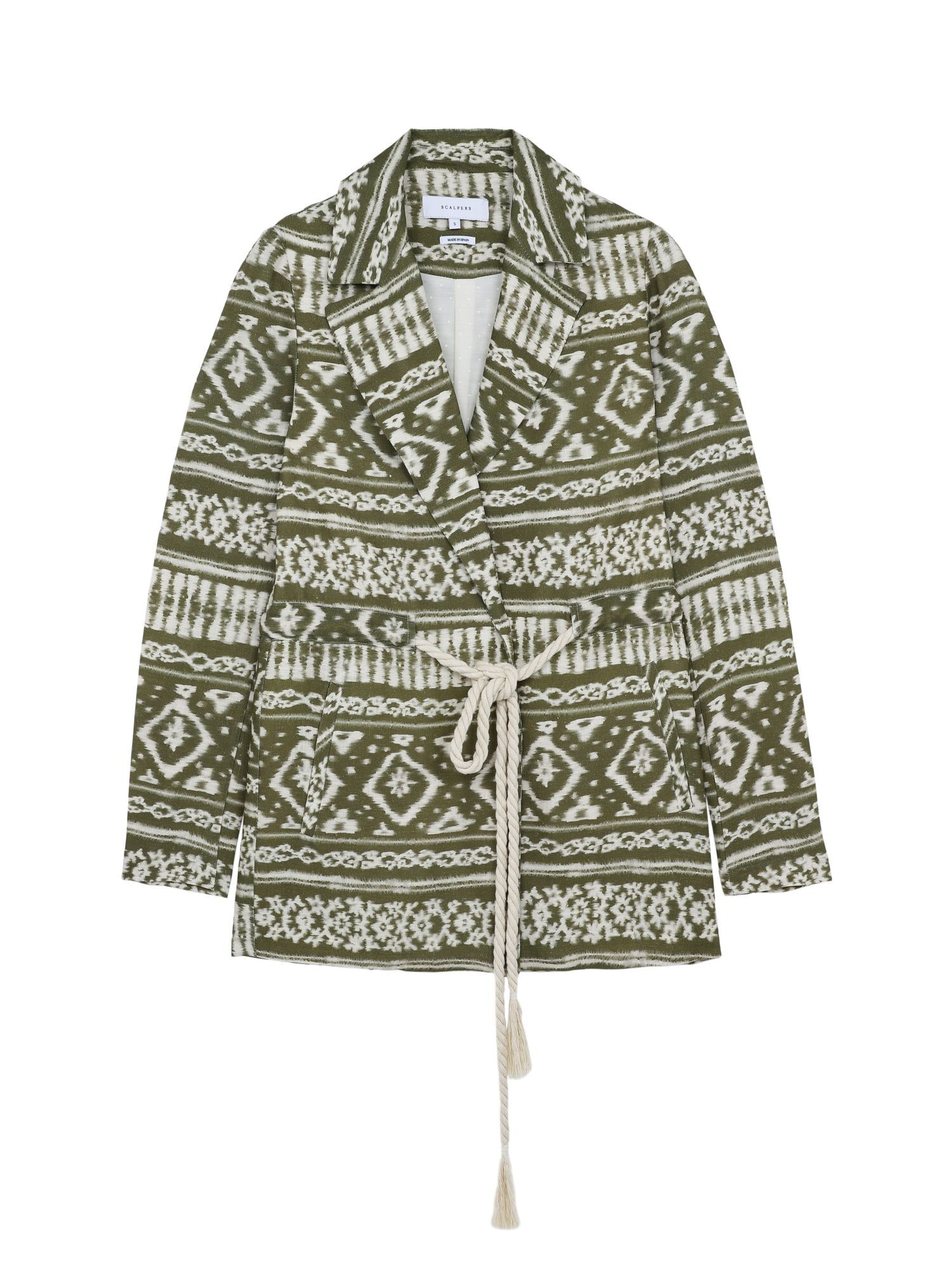 Scalpers Blazer  oliva / bela