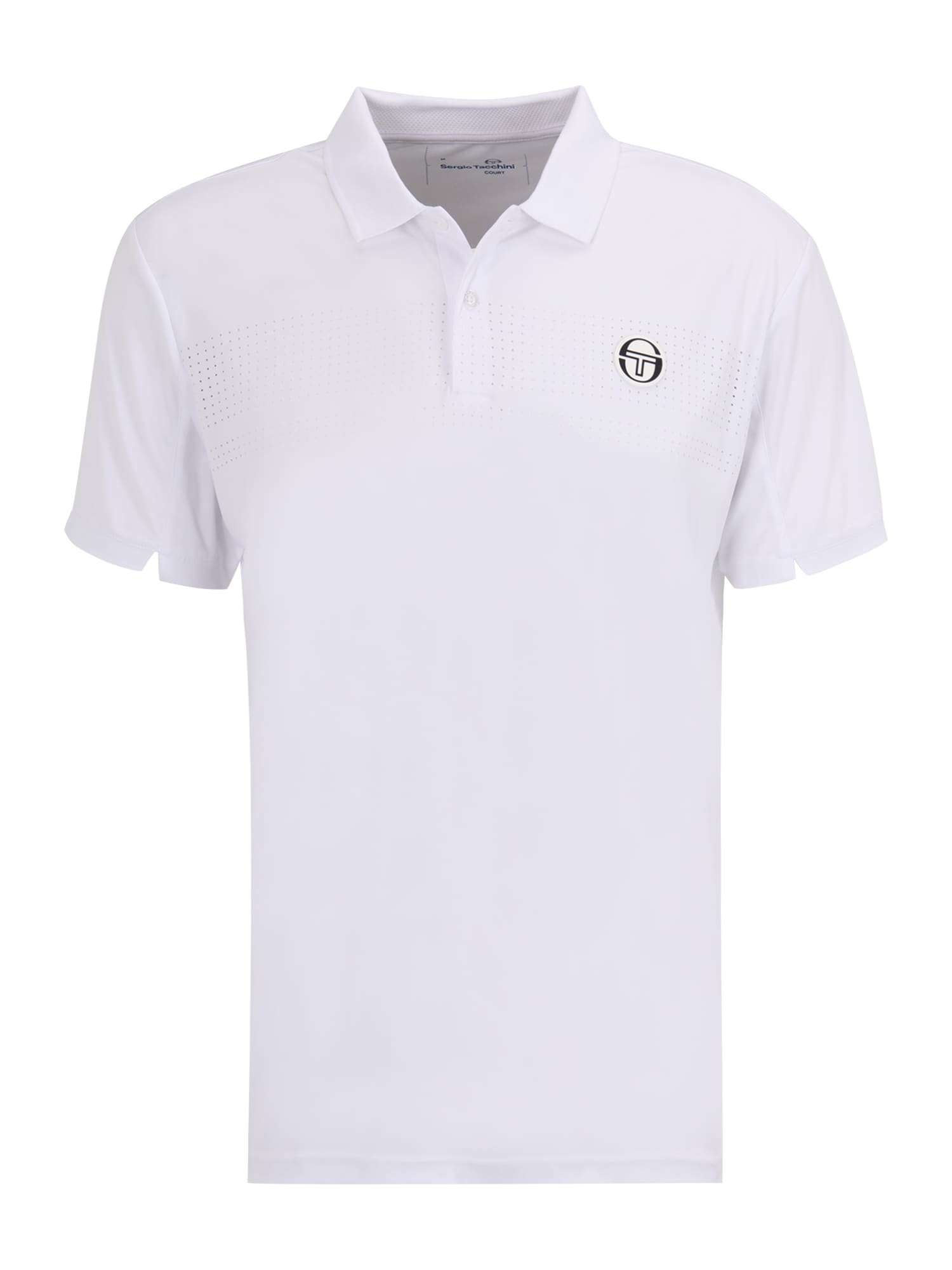 Sergio Tacchini Funkcionalna majica  črna / bela