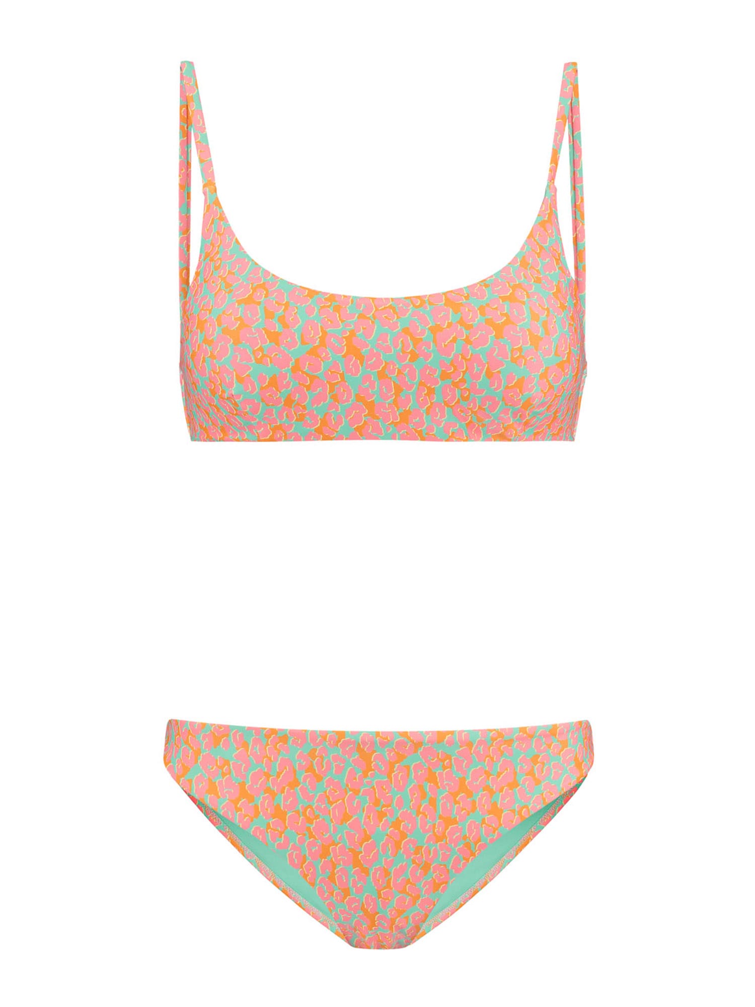 Shiwi Bikini 'LOU'  svetlo modra / temno oranžna / staro roza / bela