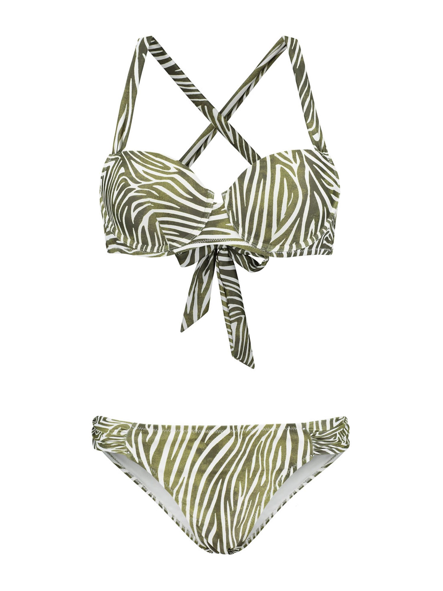 Shiwi Bikini 'NORA'  zelena / bela
