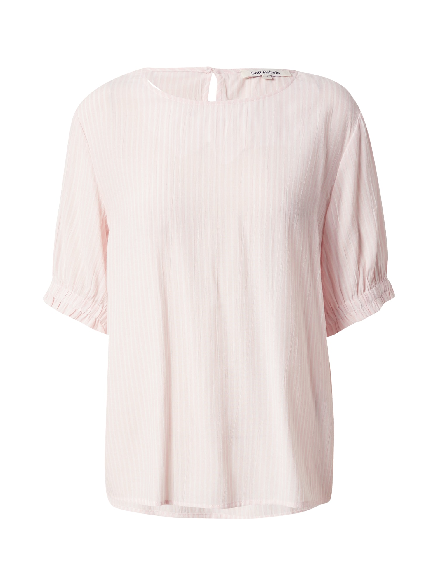 Soft Rebels Bluza 'Allysia'  pastelno roza / bela