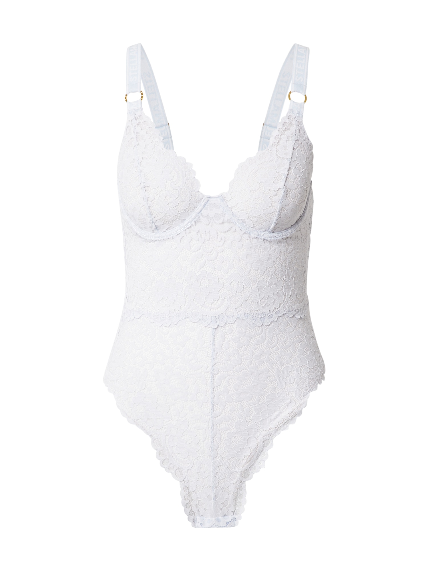 Stella McCartney Bodi  pastelno modra / zlata