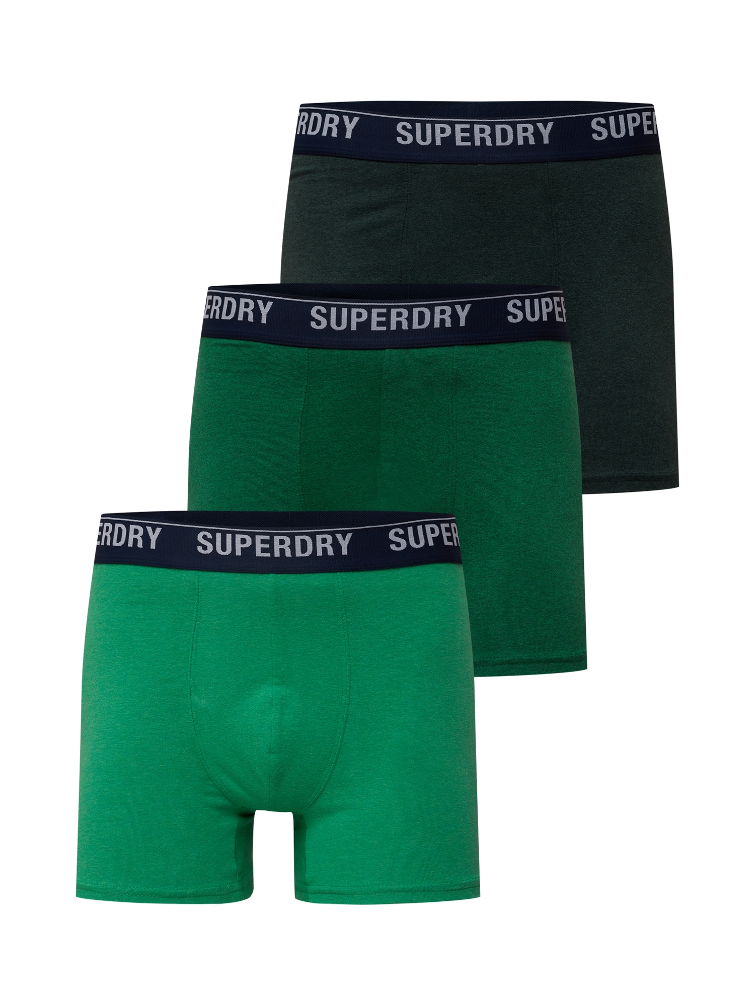 Superdry Boksarice  marine / svetlo siva / zelena / jelka / travnato zelena