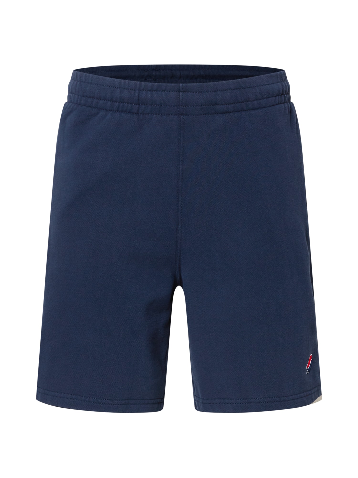 Superdry Hlače  mornarska / rdeča / bela