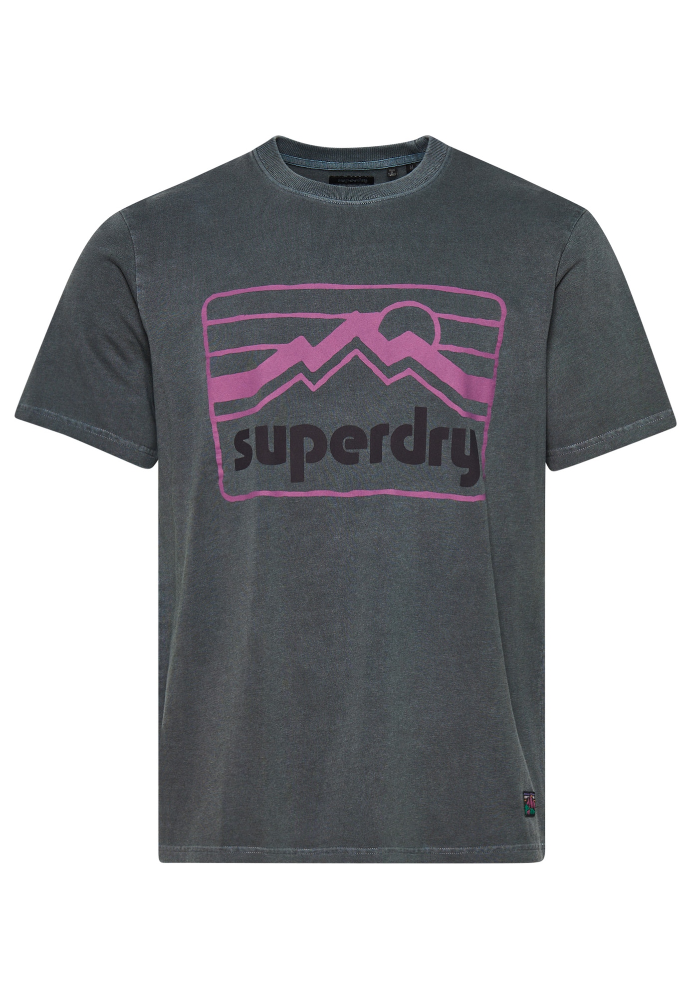 Superdry Majica 'Vintage 90s'  marine / lila / črna