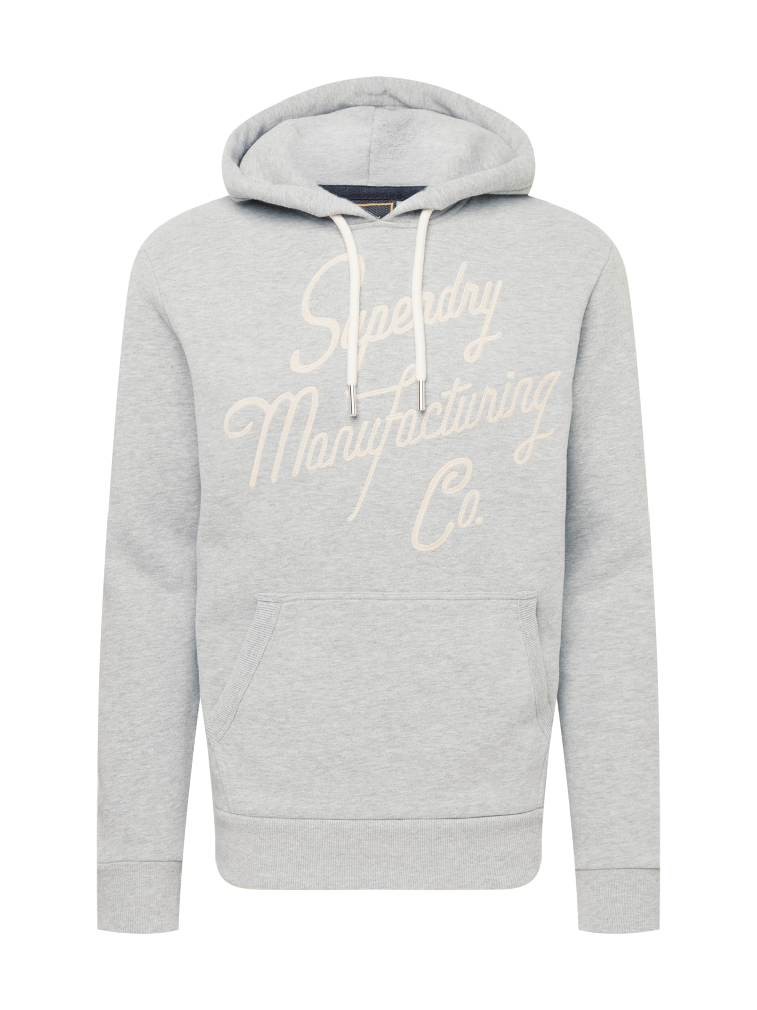 Superdry Majica  bež / pegasto siva