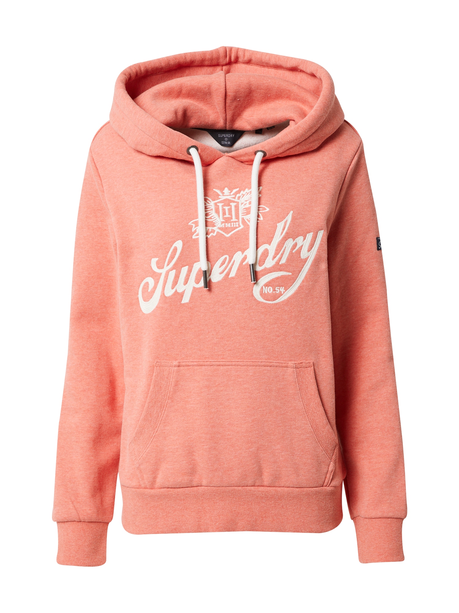 Superdry Majica  korala / bela