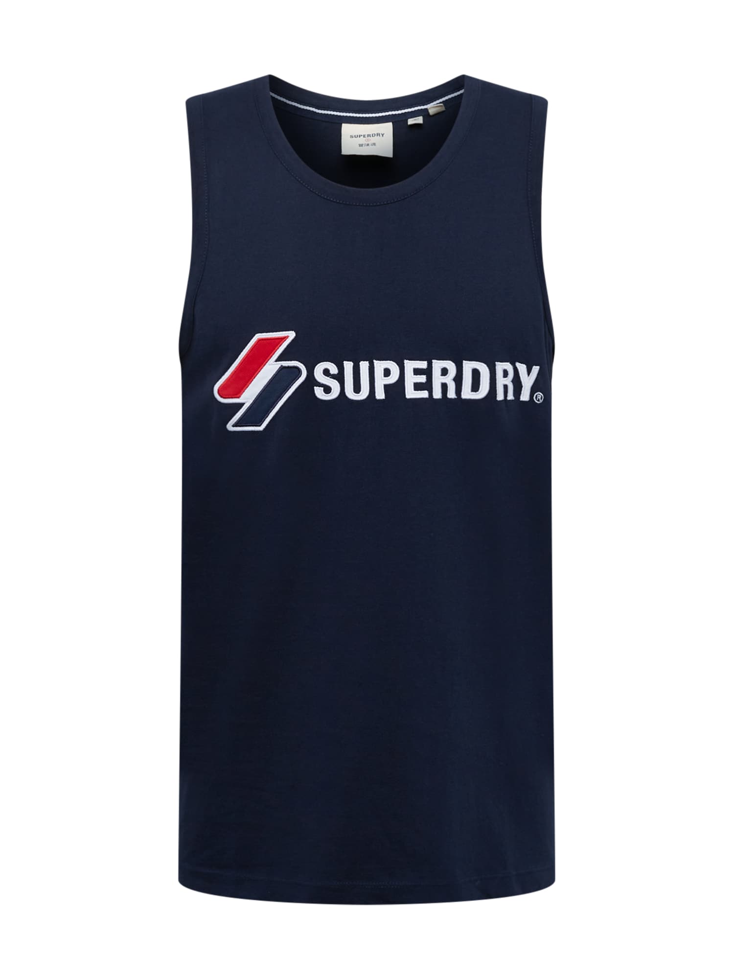 Superdry Majica  marine / rdeča / bela