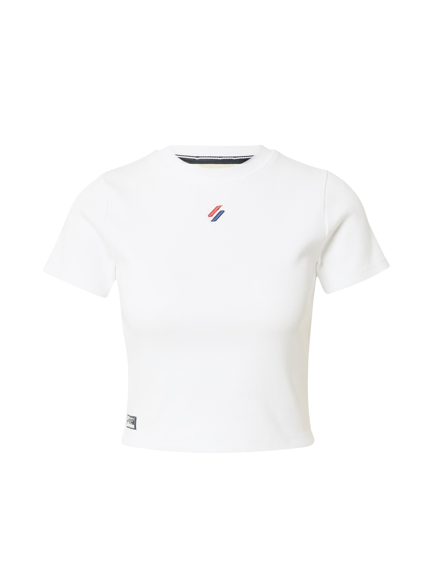 Superdry Majica  mornarska / grenada / bela