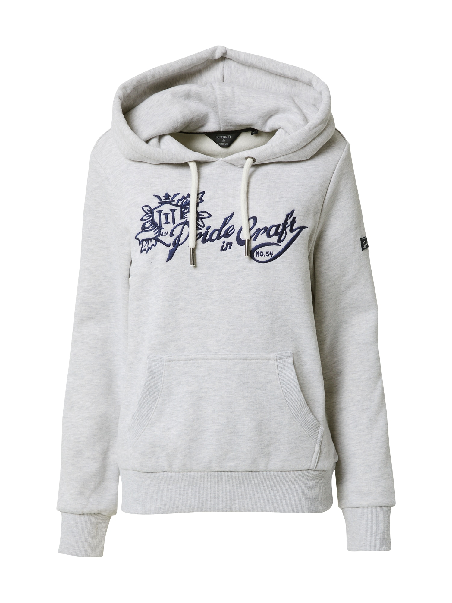 Superdry Majica  mornarska / siva